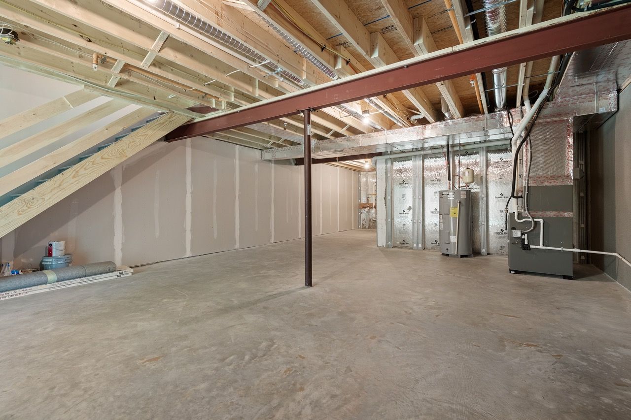 Basement of the Flynn Model from Garman Builders