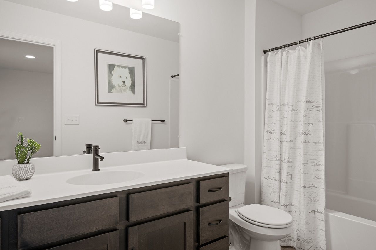 Full Bathroom of the McKenna Model from Garman Builders