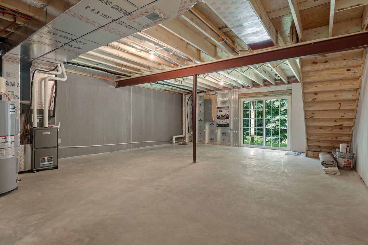 Basement of the Flynn Model from Garman Builders