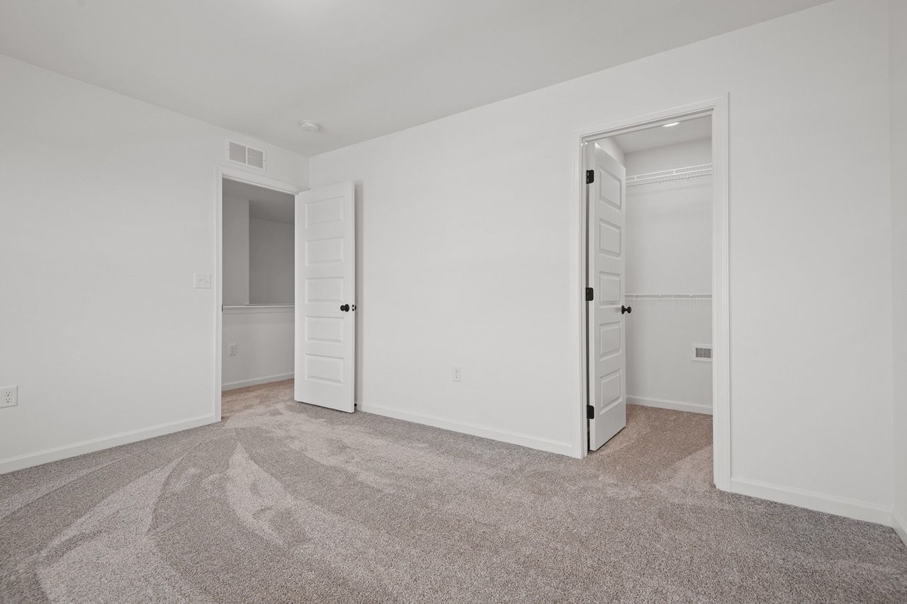 Empty Bedroom of the McKenna Model from Garman Builders