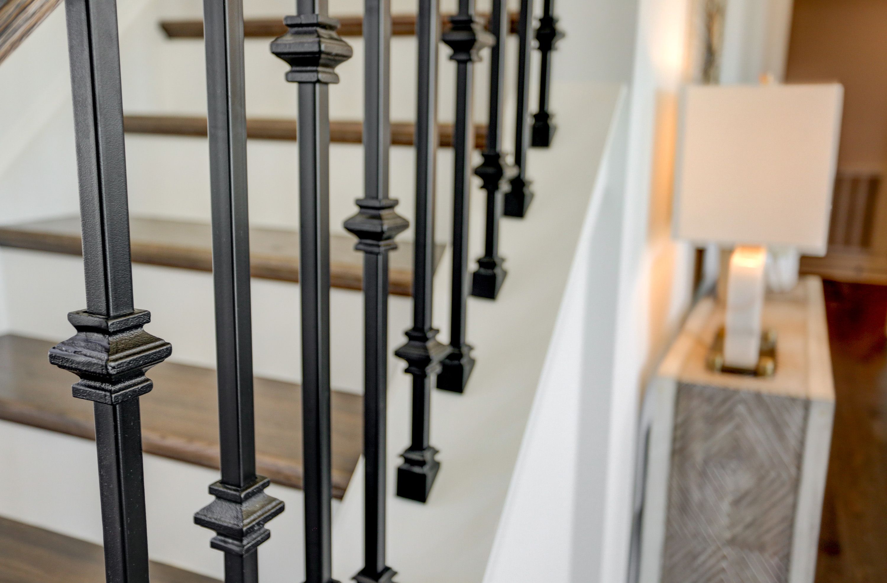 Staircase in the Avondale model from Garman Builders