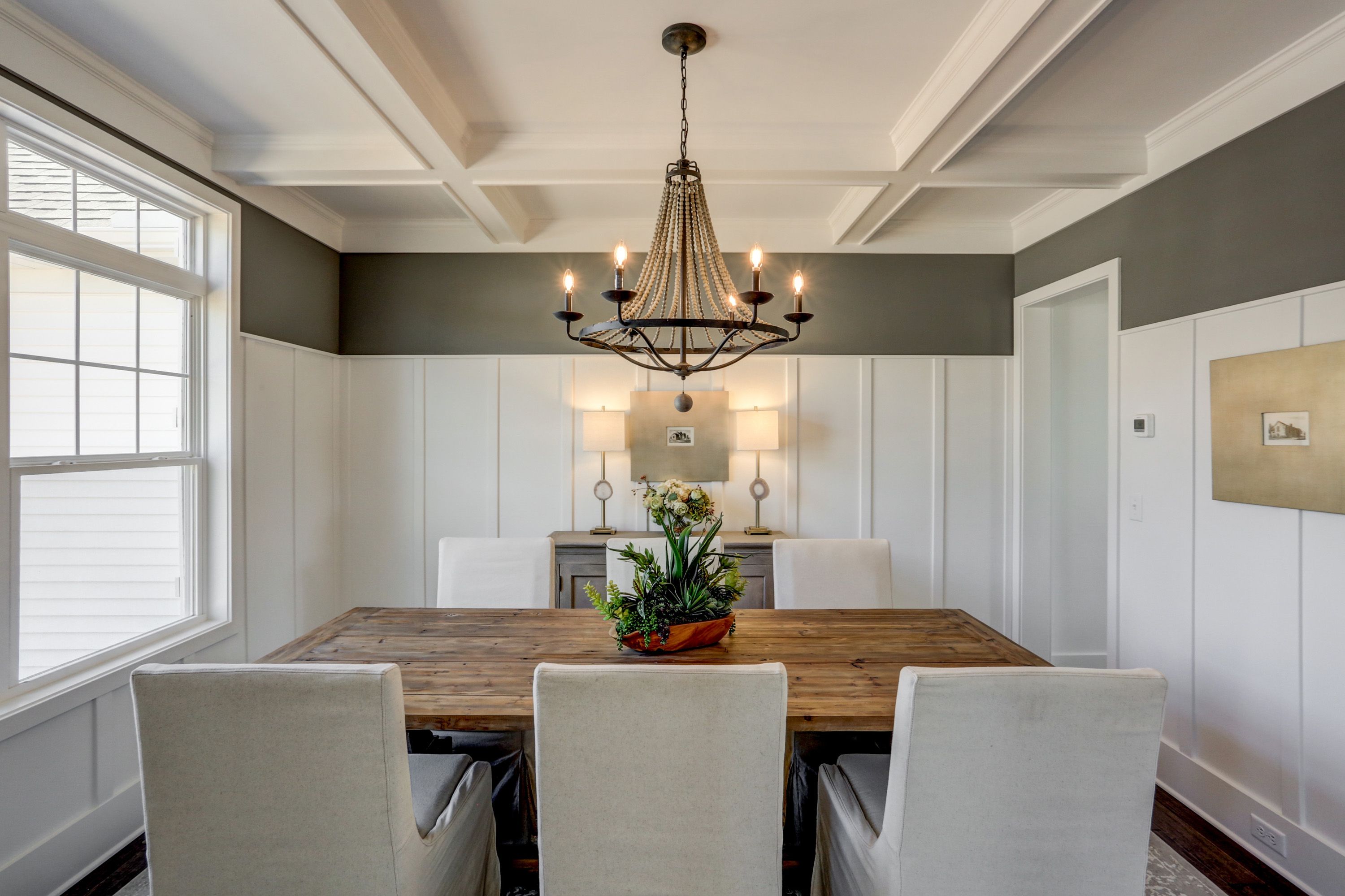Dining room in the Avondale model from Garman Builders
