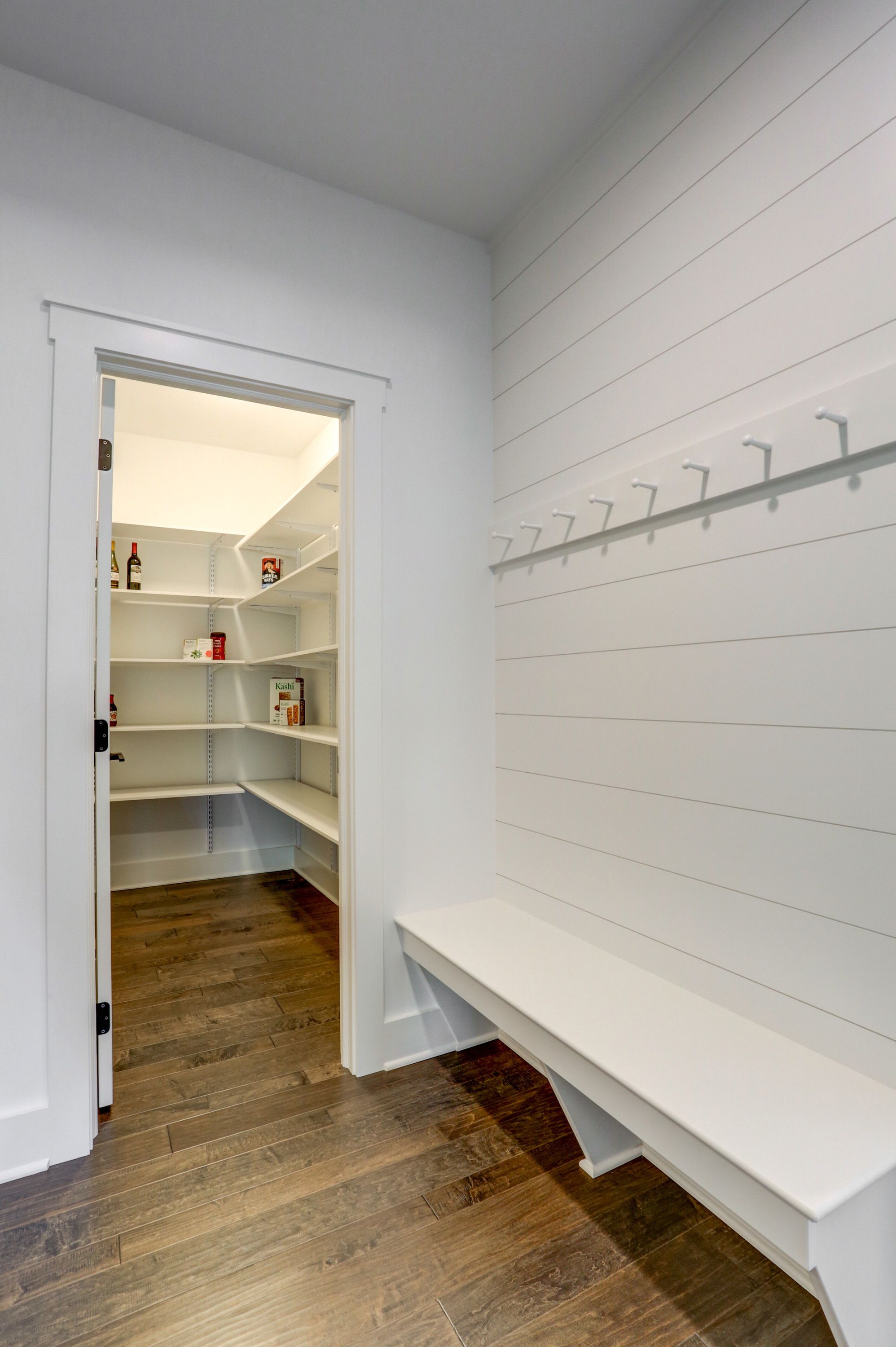 Mudroom in the Avondale model from Garman Builders