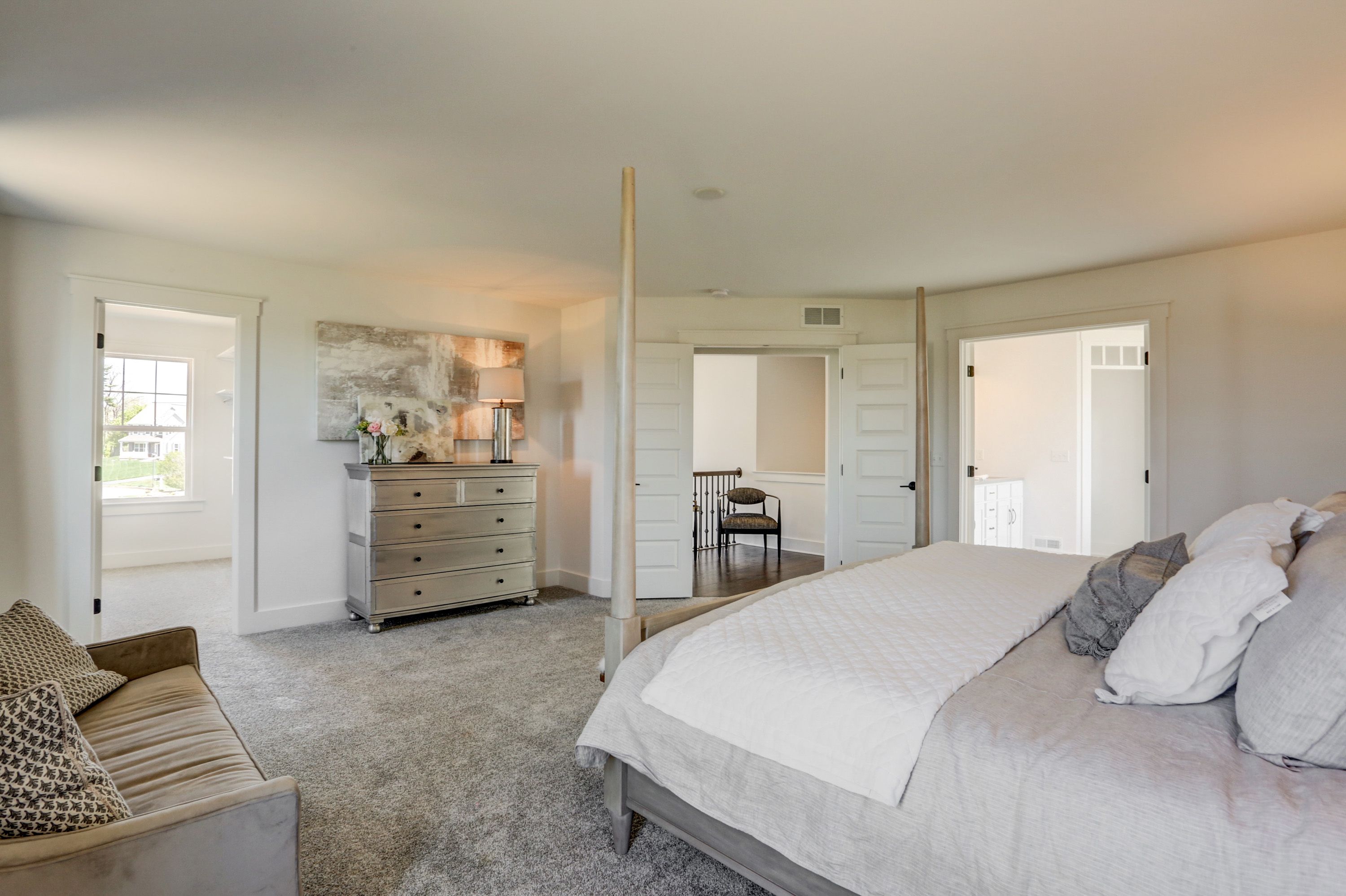 Large bedroom in the Avondale model from Garman Builders