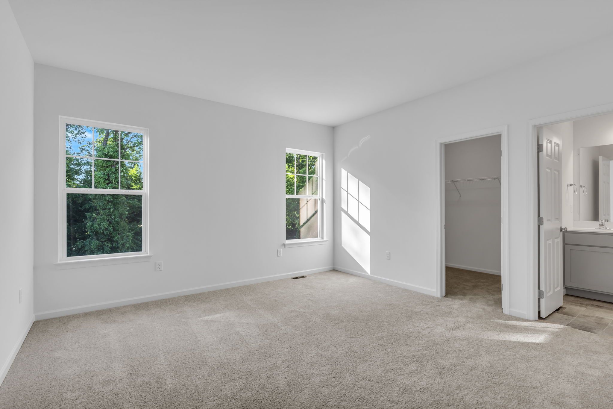 Bedroom of the Dalton Model from Garman Builders
