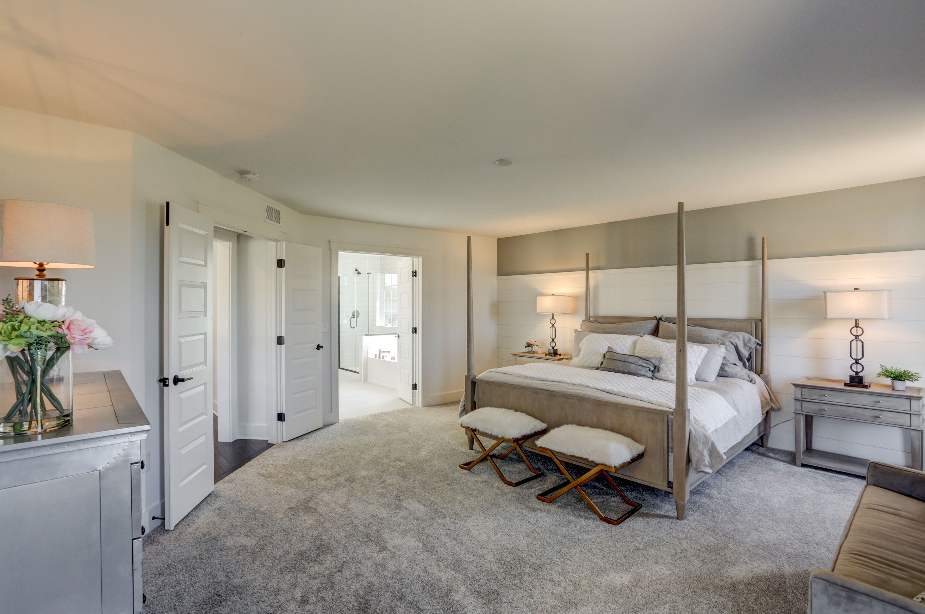 Large bedroom in the Avondale model from Garman Builders