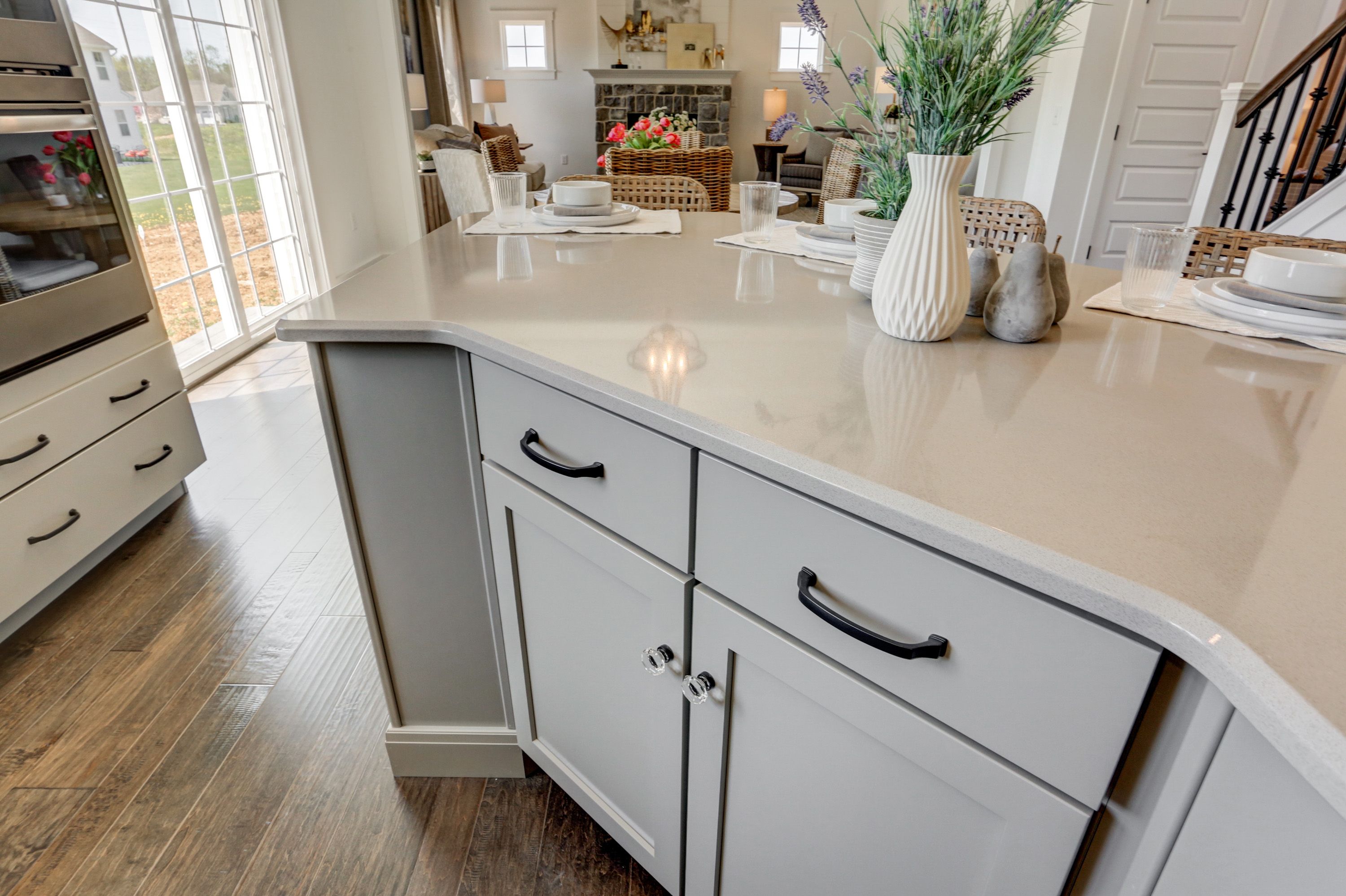 Kitchen in the Avondale model from Garman Builders