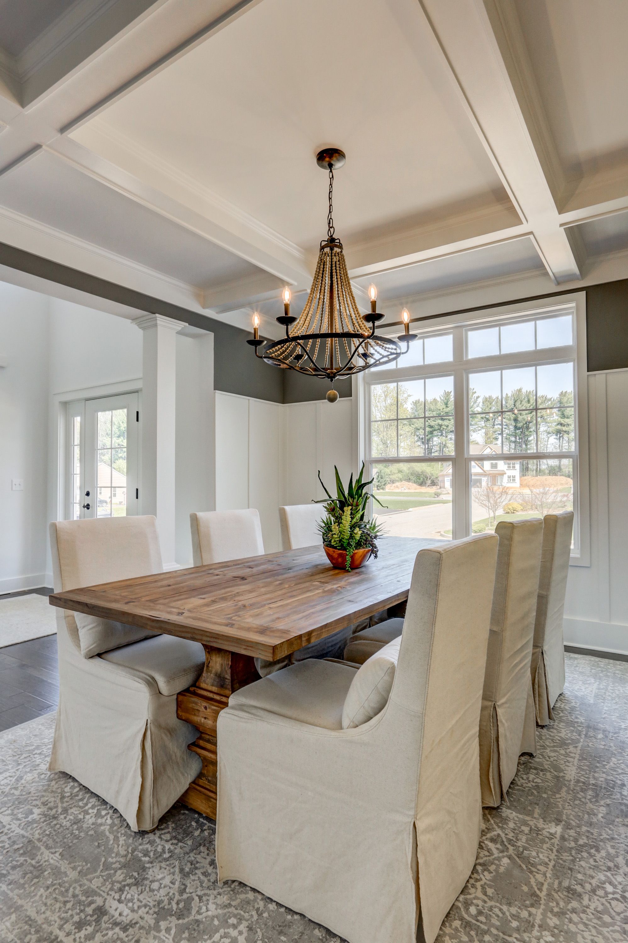 Dining room in the Avondale model from Garman Builders