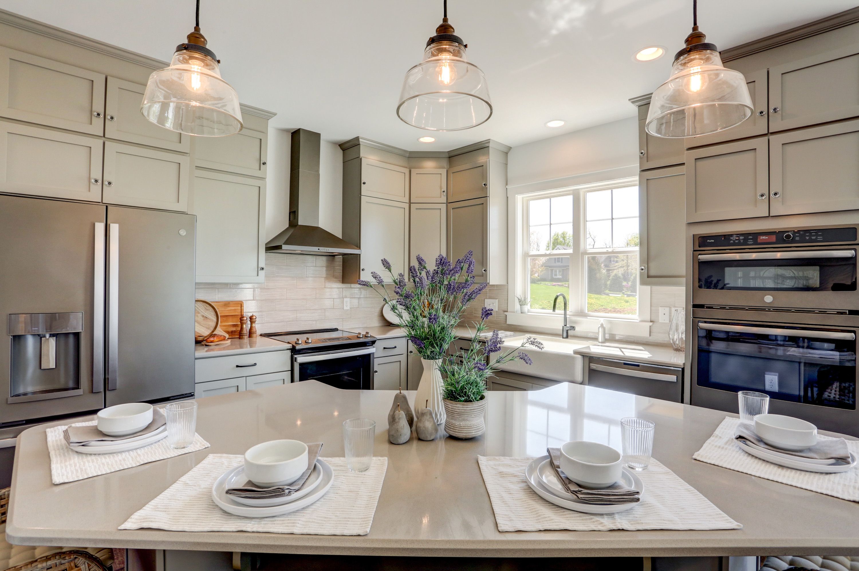 Kitchen in the Avondale model from Garman Builders