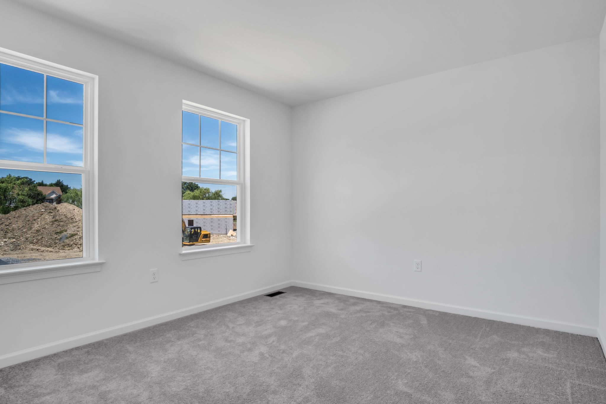 Bedroom of the Charlotte Model from Garman Builders