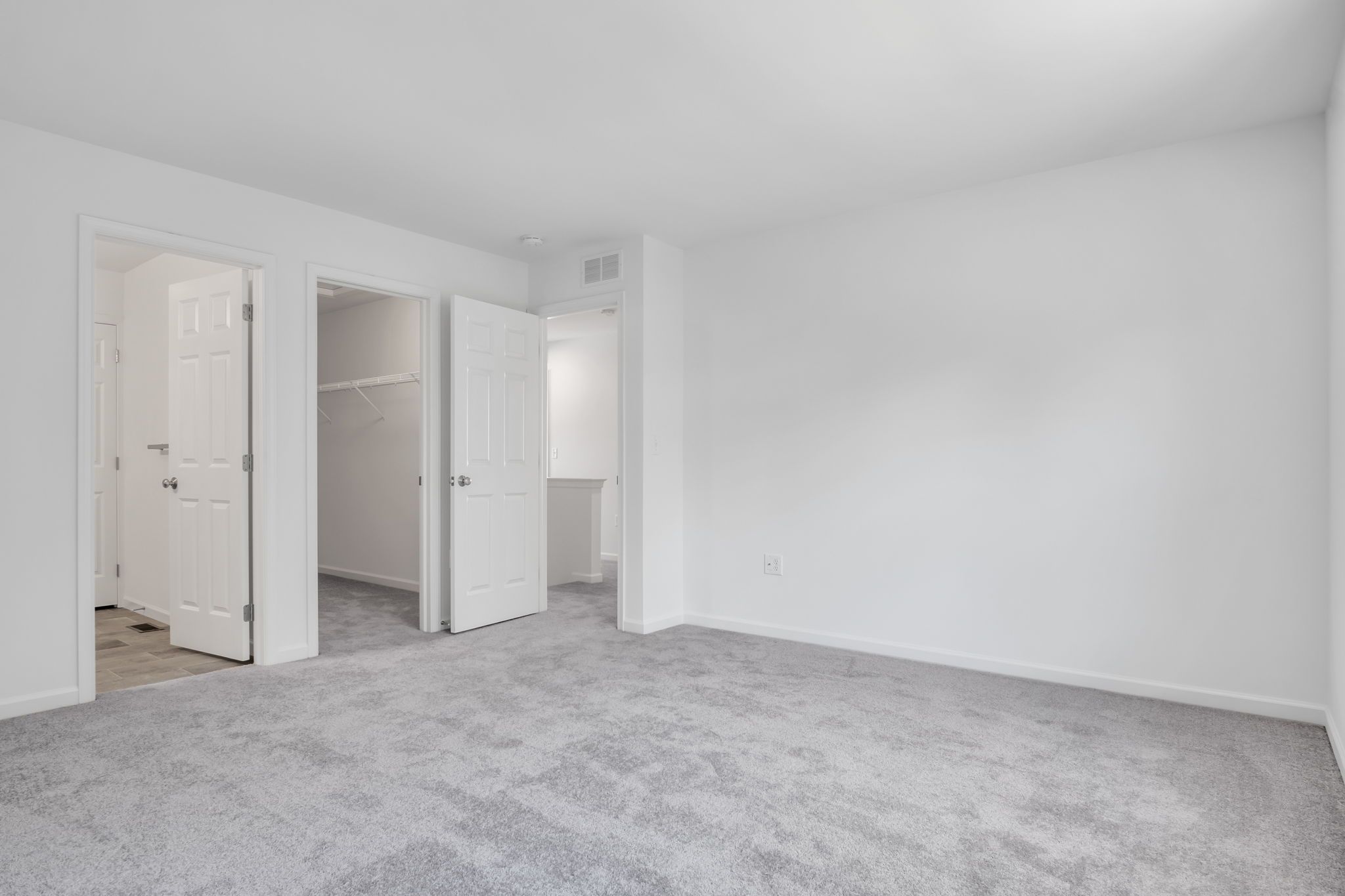 Bedroom of the Charlotte Model from Garman Builders