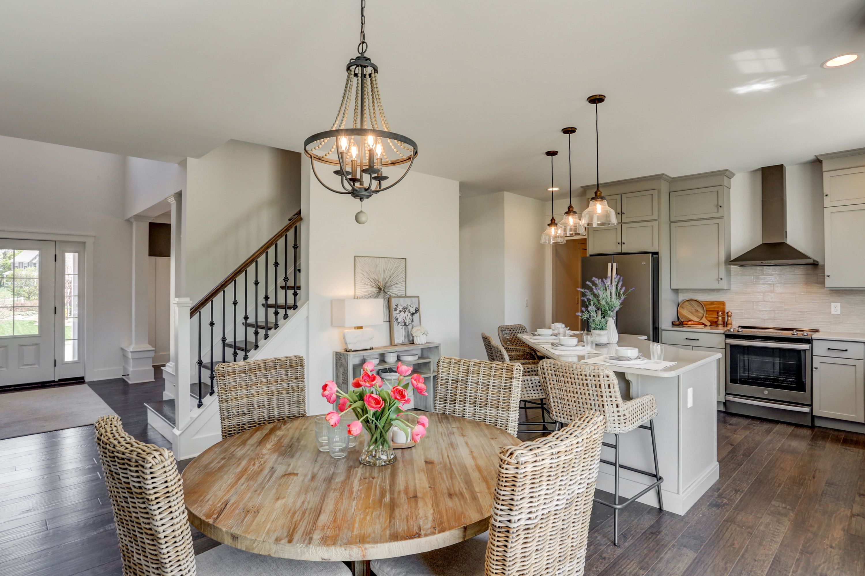 Kitchen in the Avondale model from Garman Builders
