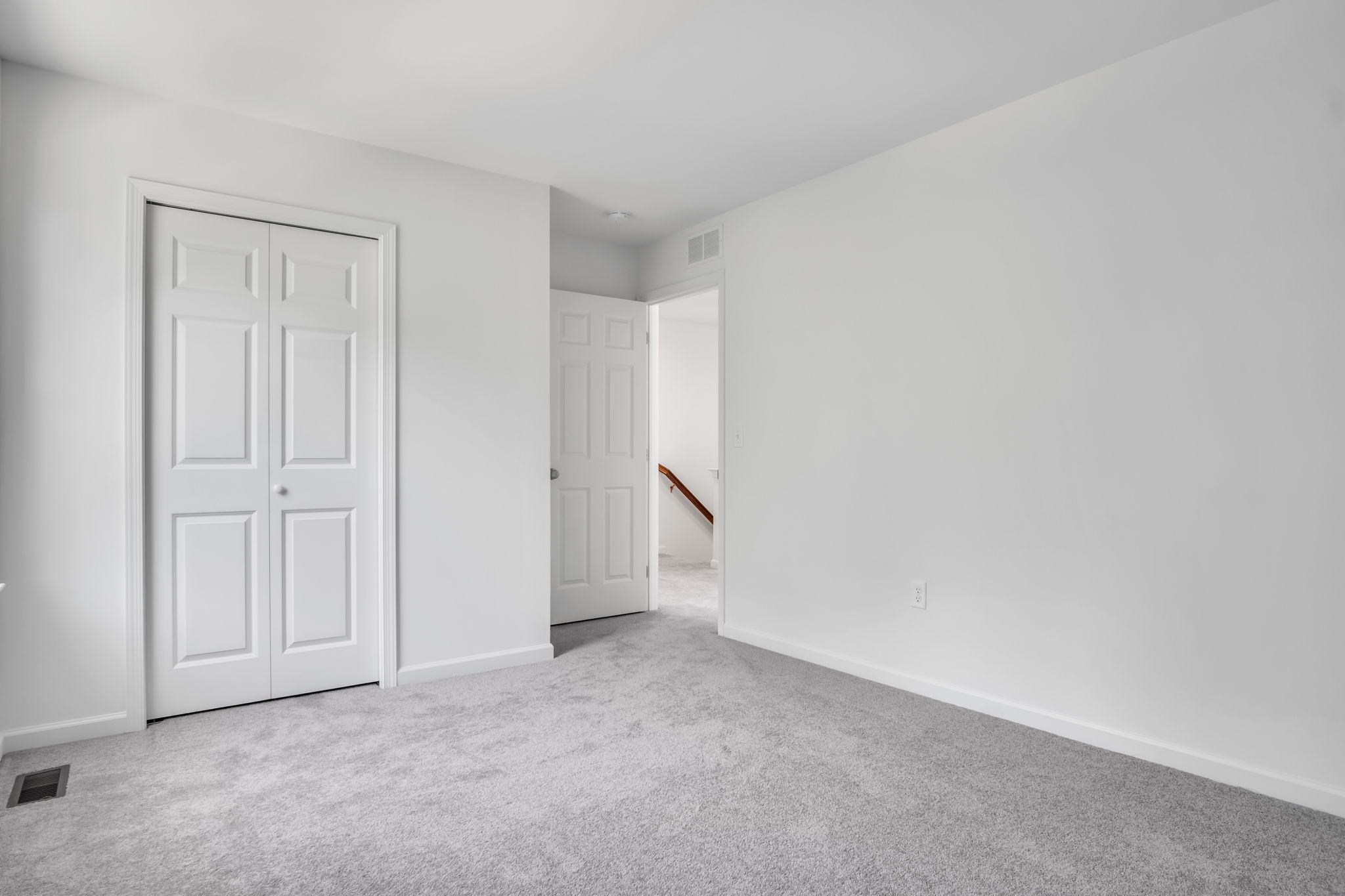 Bedroom of the Charlotte Model from Garman Builders