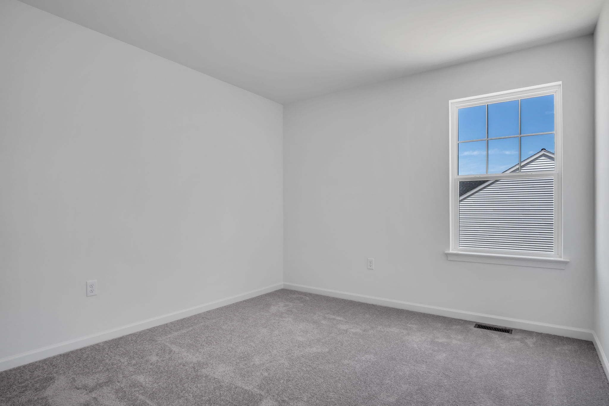 Bedroom of the Charlotte Model from Garman Builders