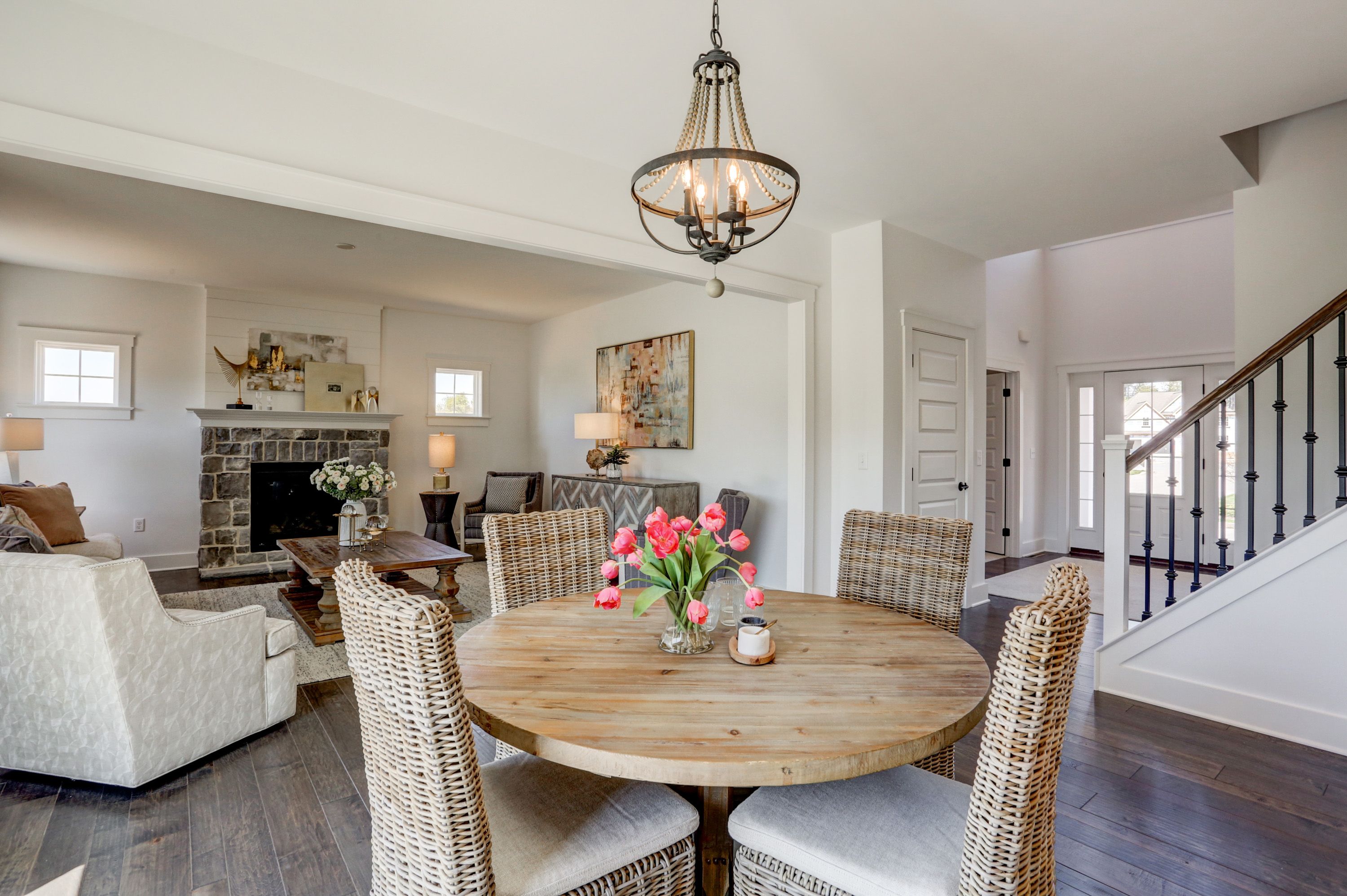 Kitchen in the Avondale model from Garman Builders