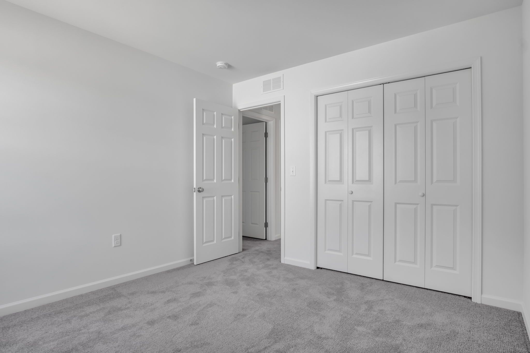 Bedroom of the Charlotte Model from Garman Builders