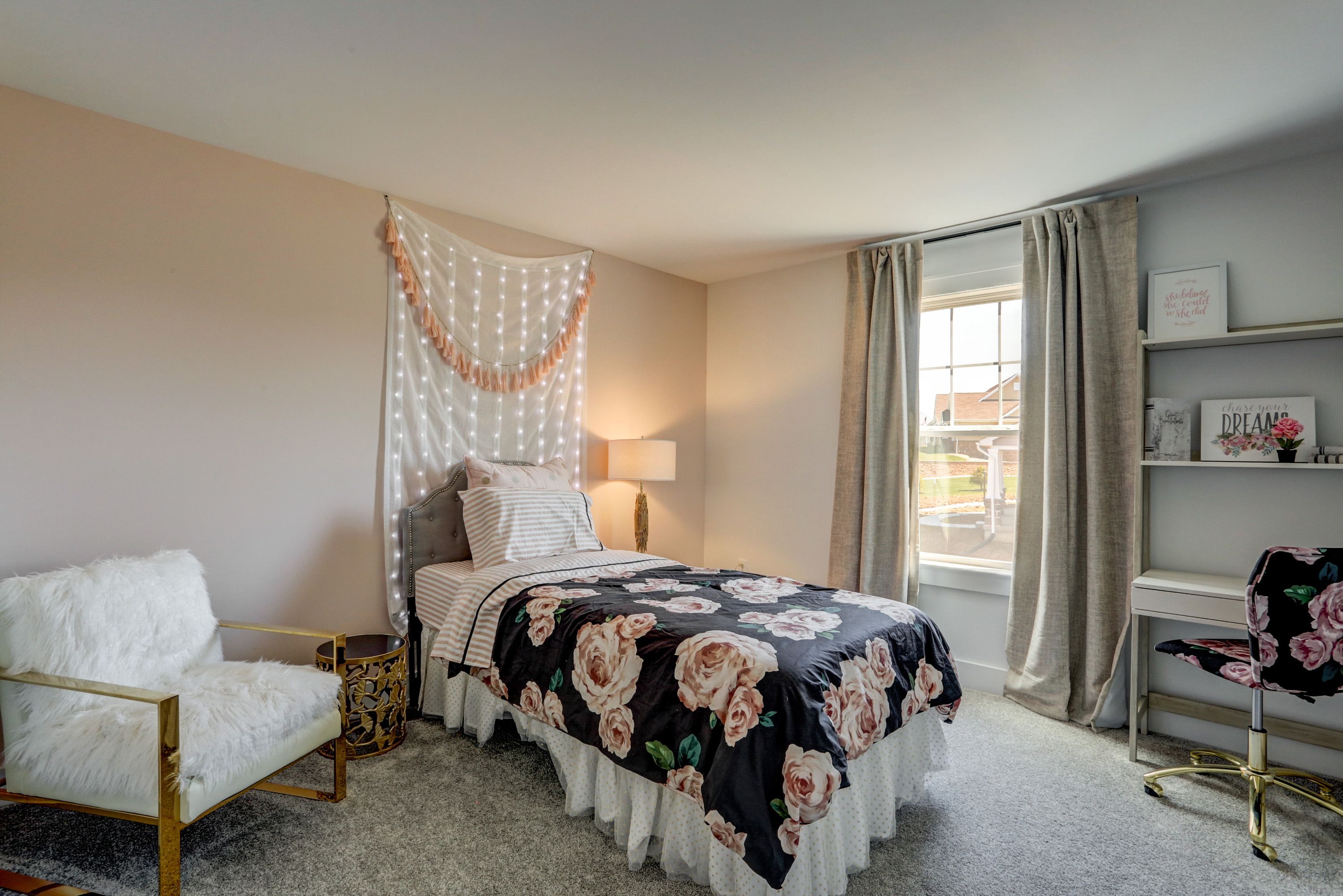 Bedroom in the Avondale model from Garman Builders