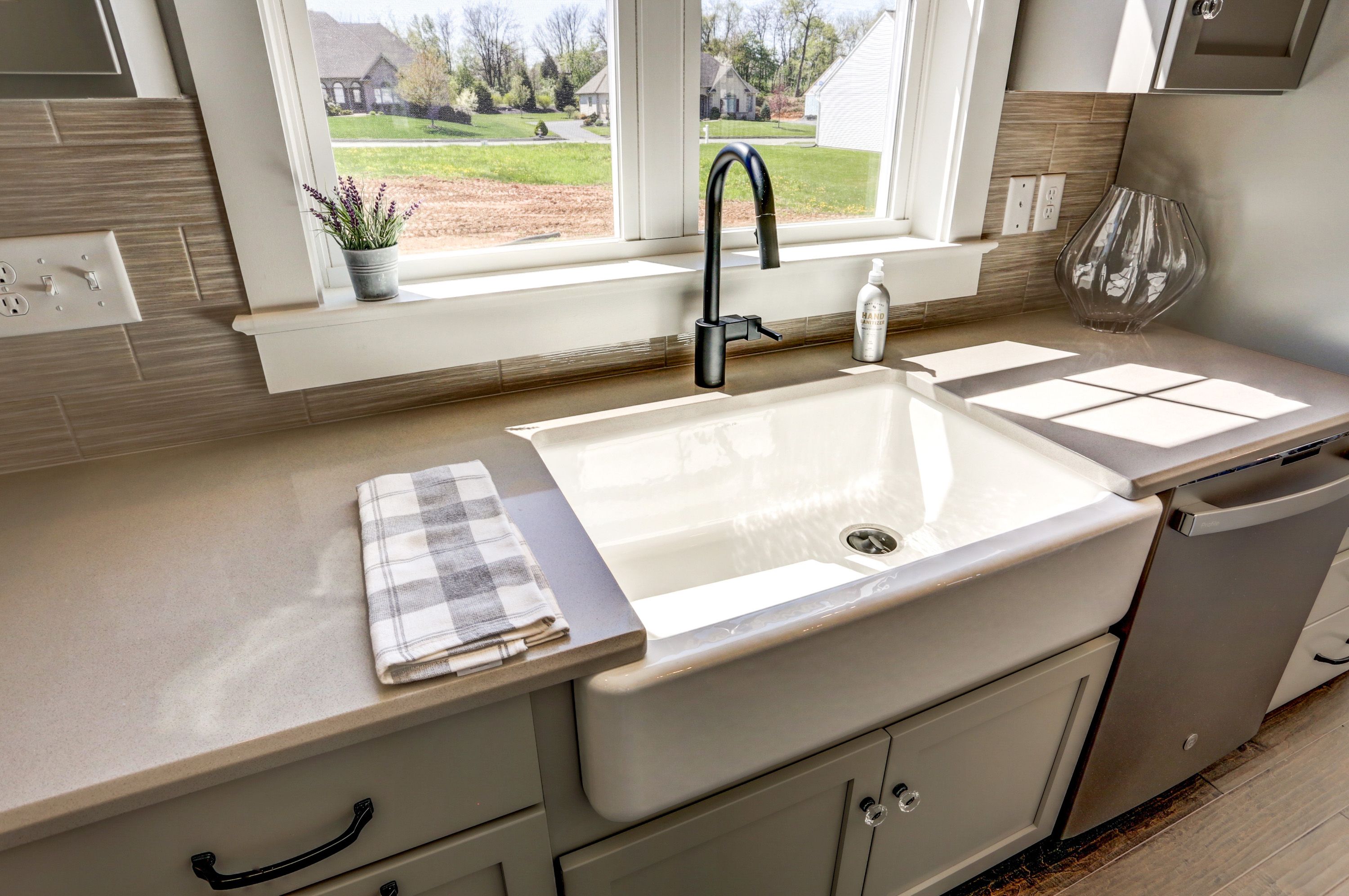 Kitchen in the Avondale model from Garman Builders