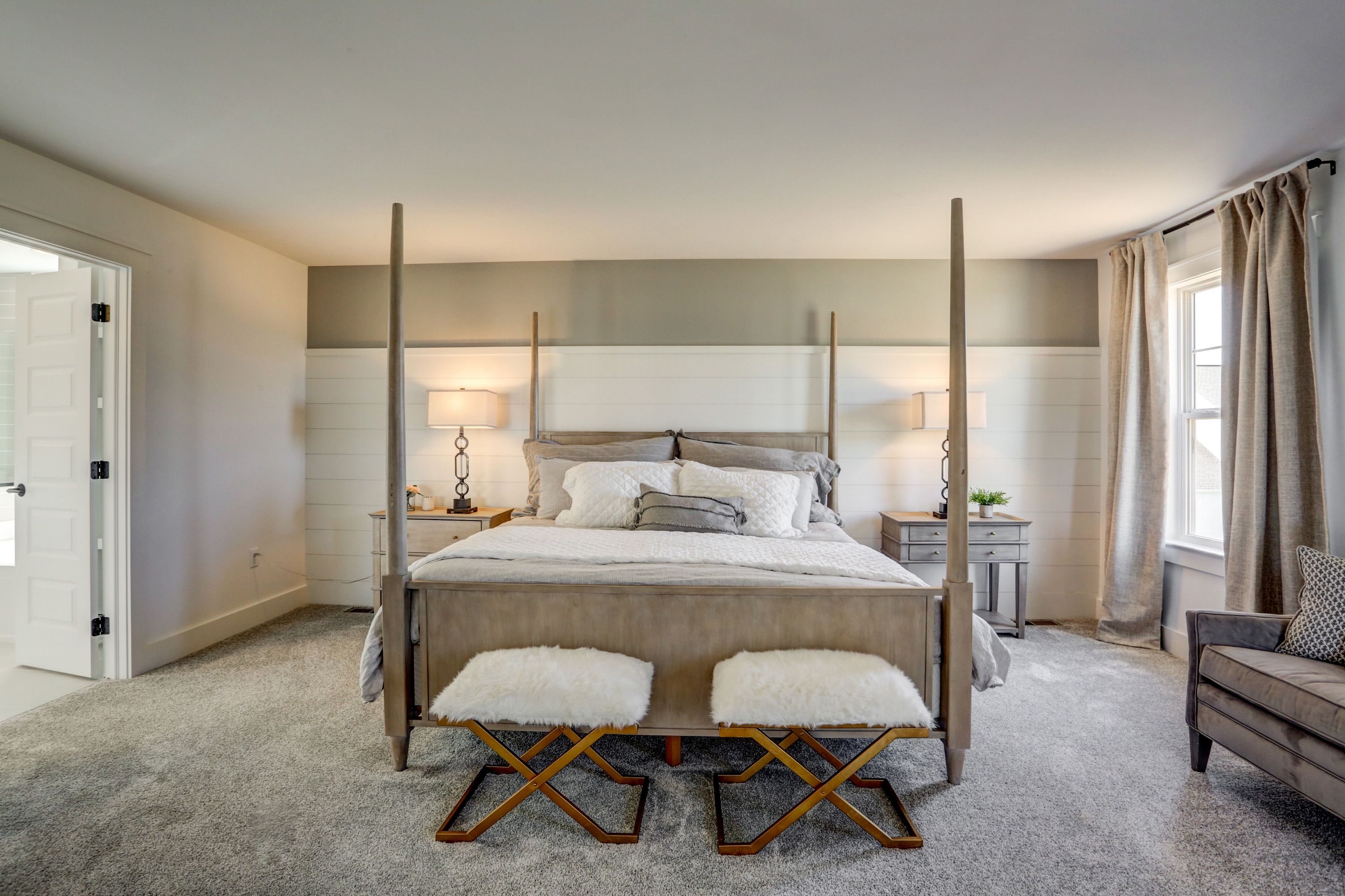 Bedroom in the Avondale model from Garman Builders
