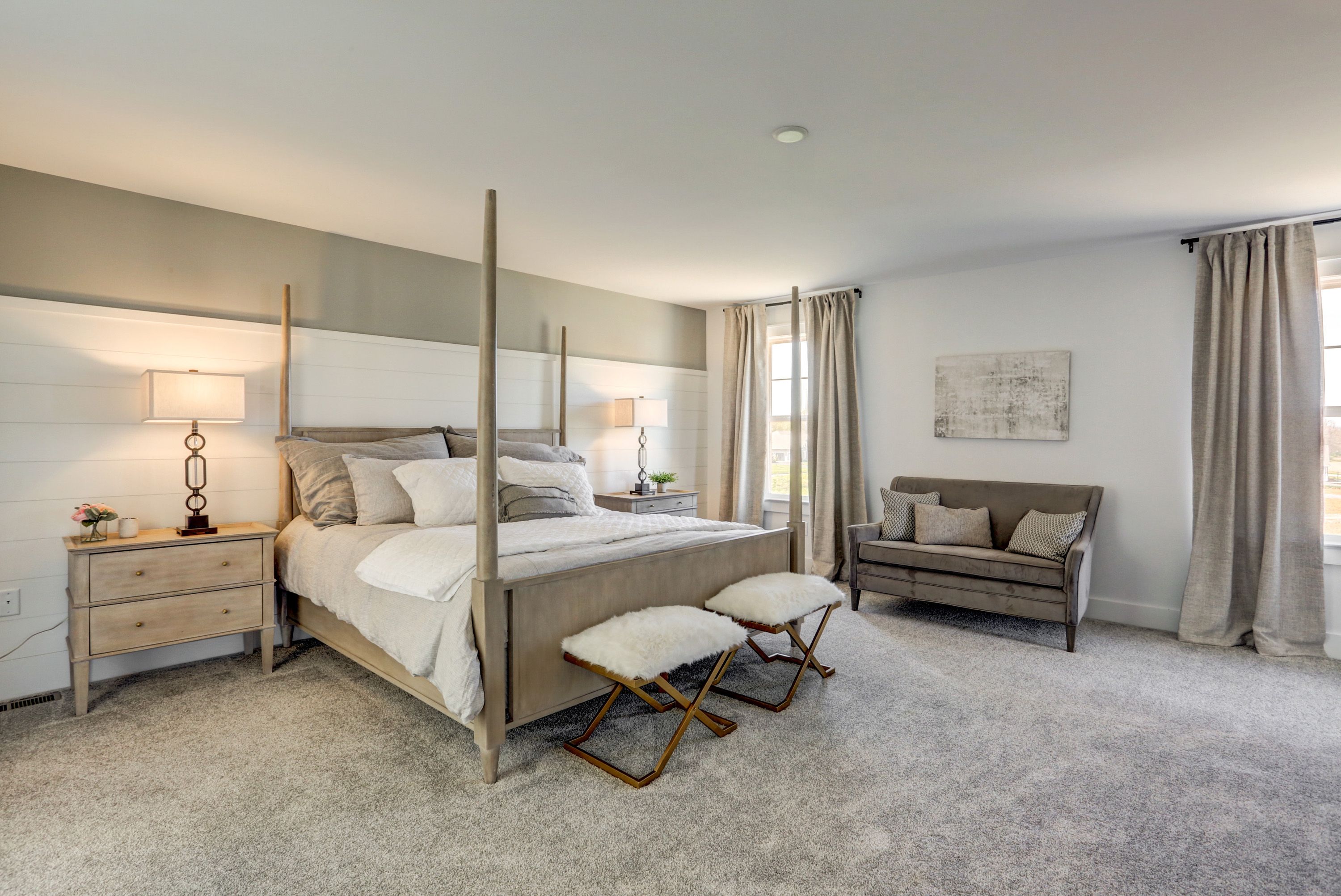 Bedroom in the Avondale model from Garman Builders