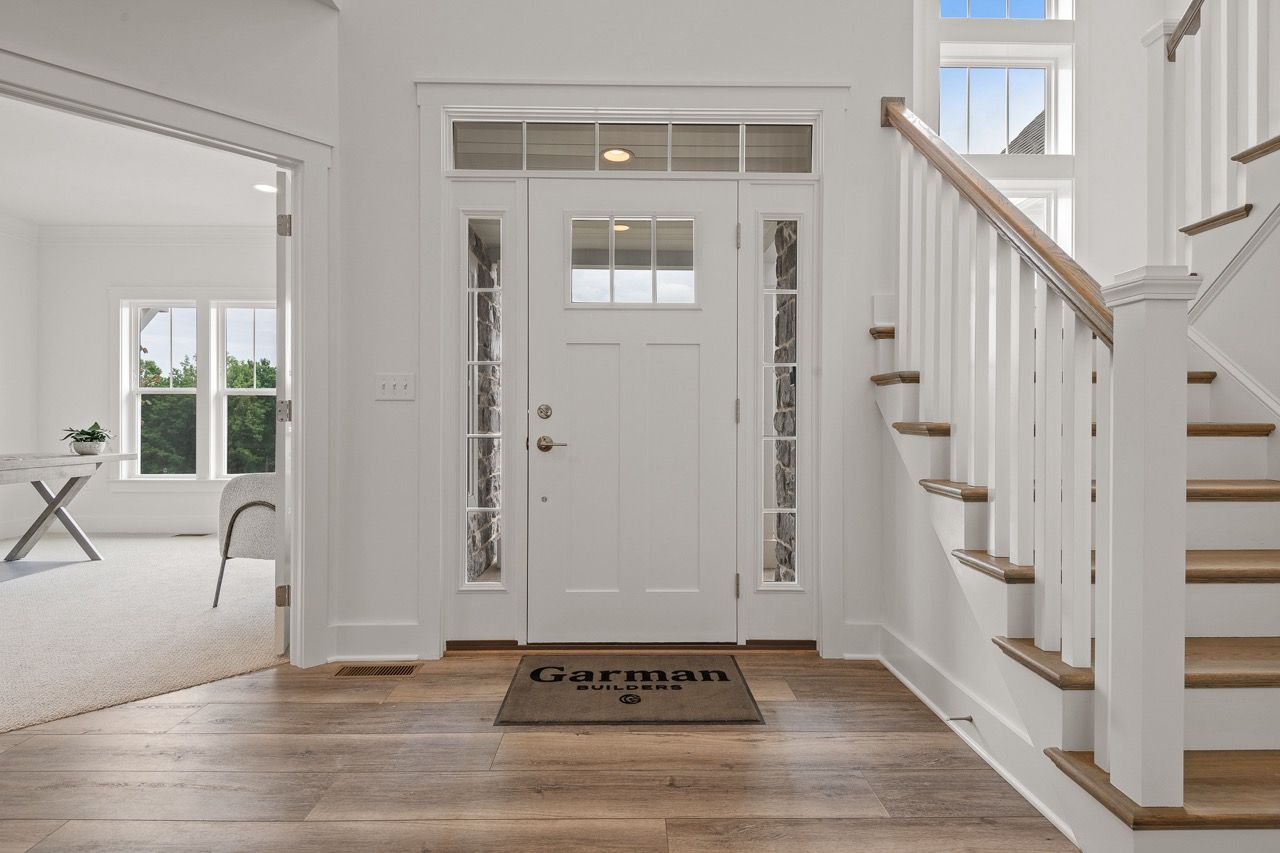 Front Door of the Leighton Model from Garman Builders