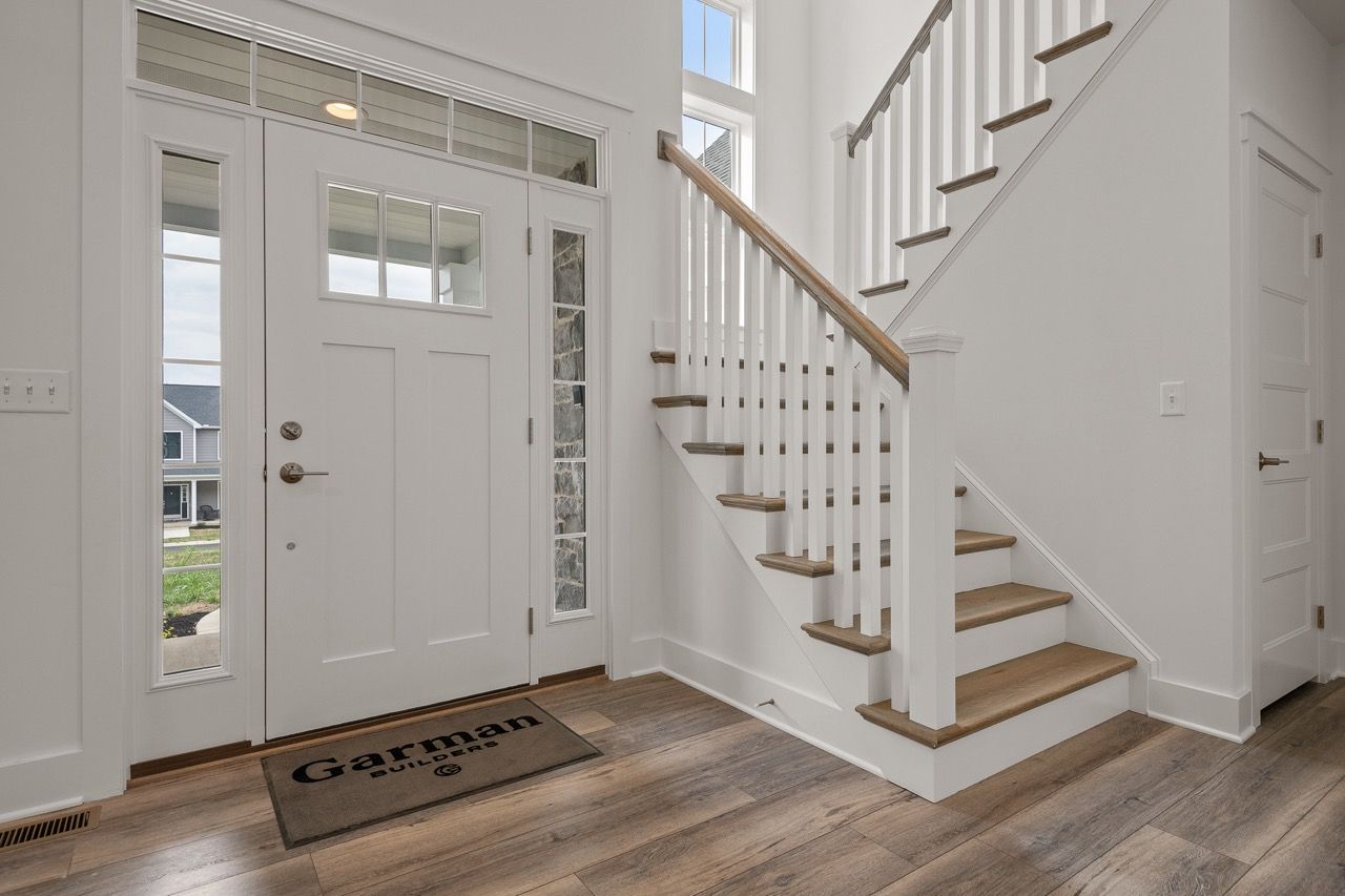 Front Door of the Leighton Model from Garman Builders