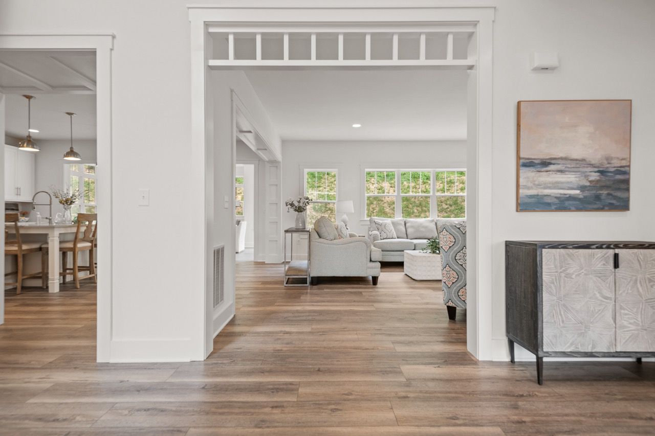 Hallway of the Leighton Model from Garman Builders
