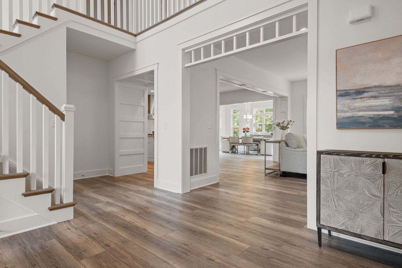 Hallway of the Leighton Model from Garman Builders