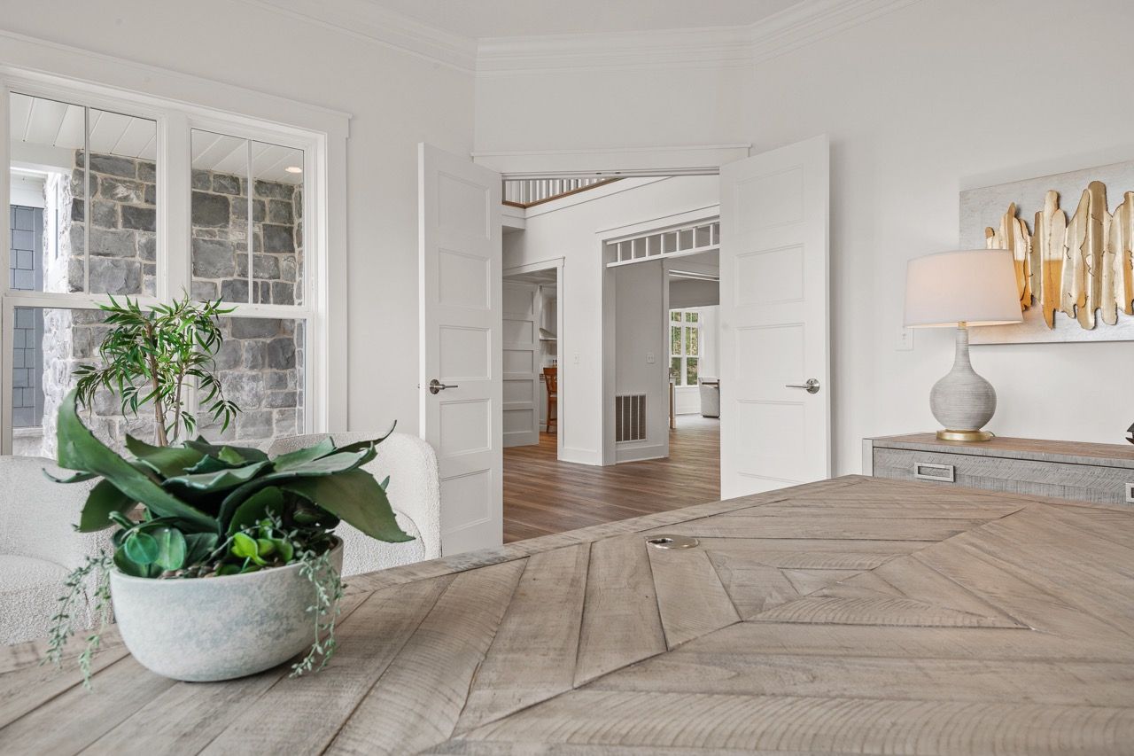 Home Office of the Leighton Model from Garman Builders