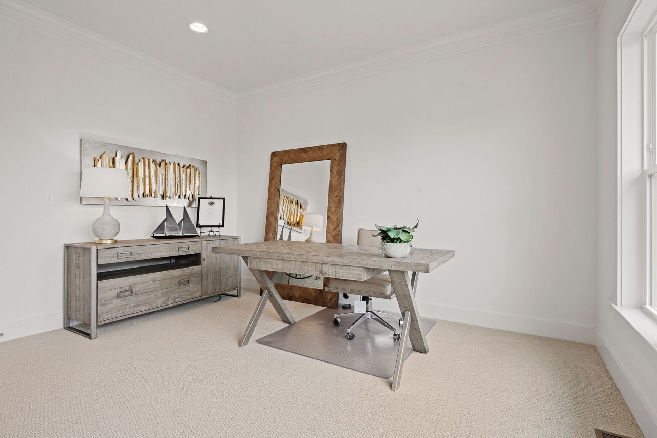 Home Office of the Leighton Model from Garman Builders