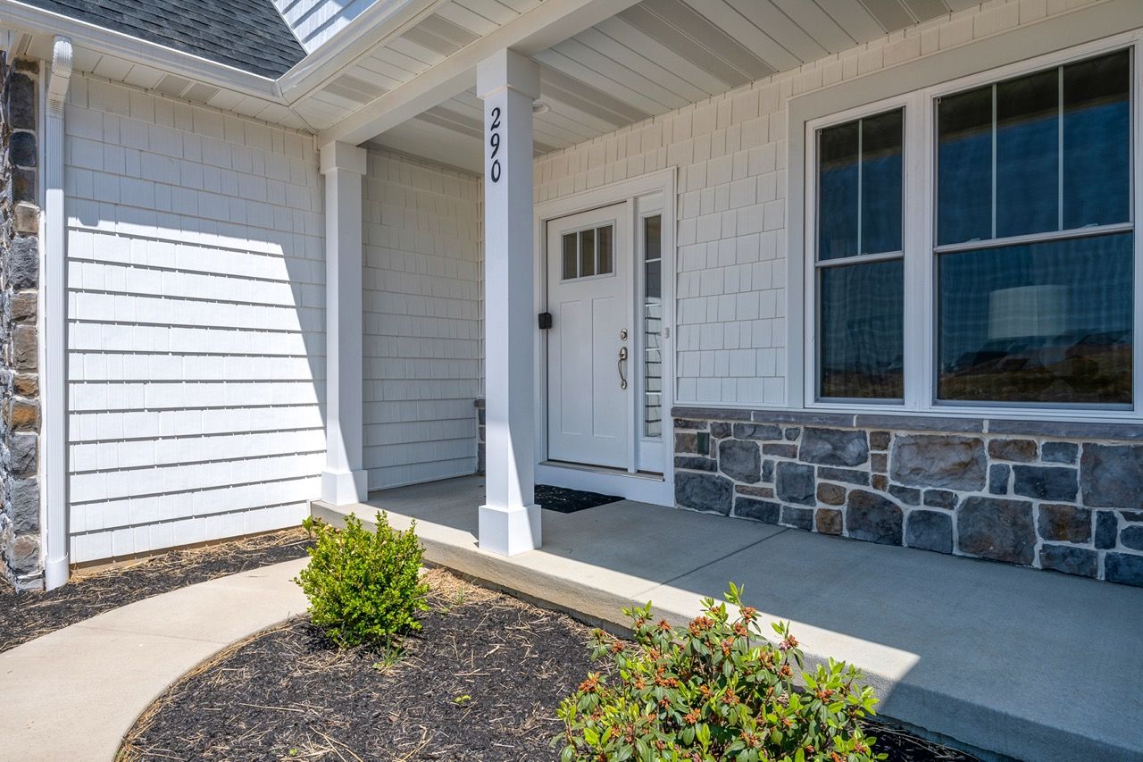 Front elevation of the Blakely model from Garman Builders