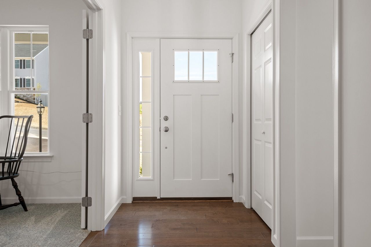Front entrance of the Blakely model from Garman Builders