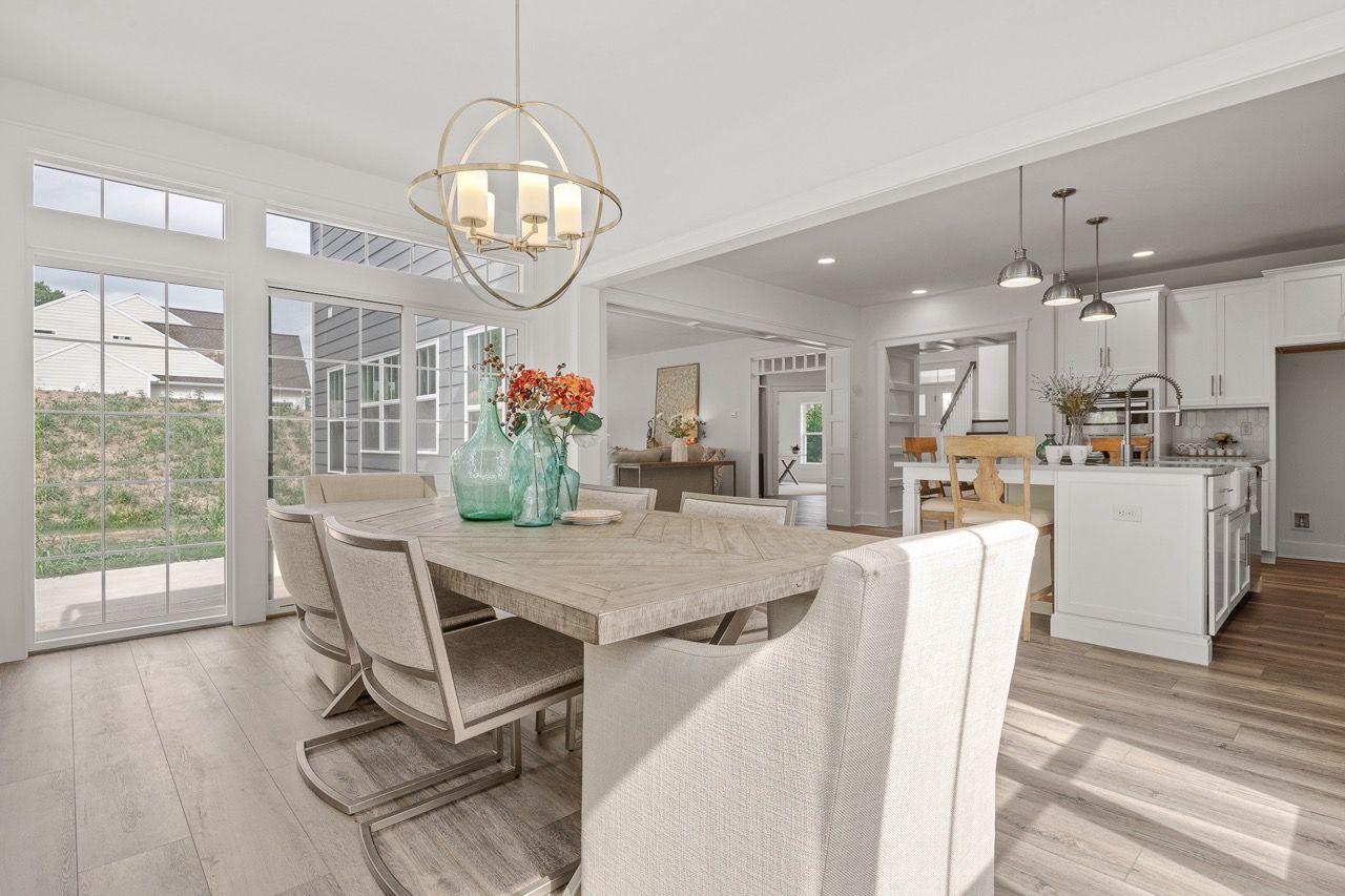 Dining Room of the Leighton Model from Garman Builders