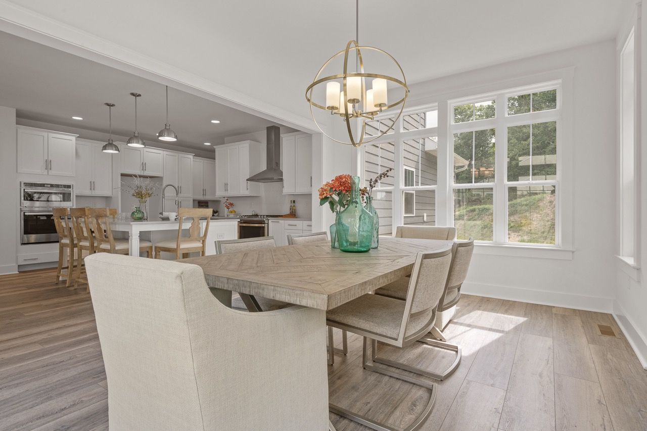 Dining Room of the Leighton Model from Garman Builders