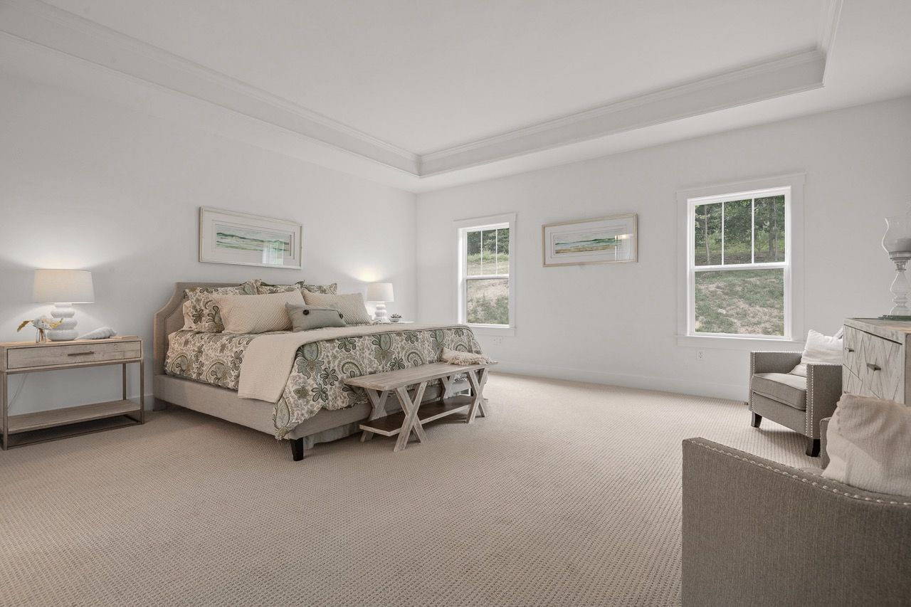 Full Bedroom of the Leighton Model from Garman Builders
