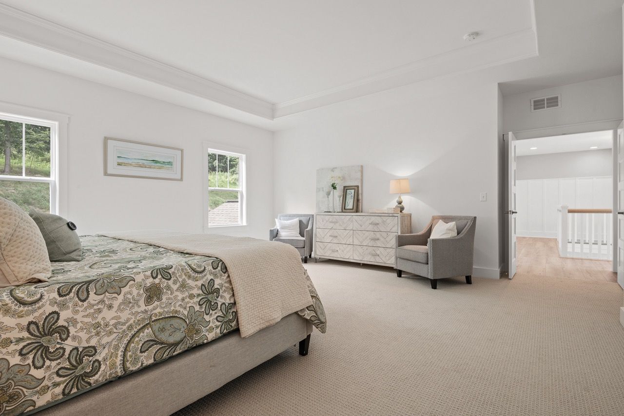 Full Bedroom of the Leighton Model from Garman Builders