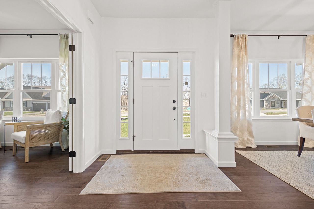 Front Entry of the Maddox Model from Garman Builders