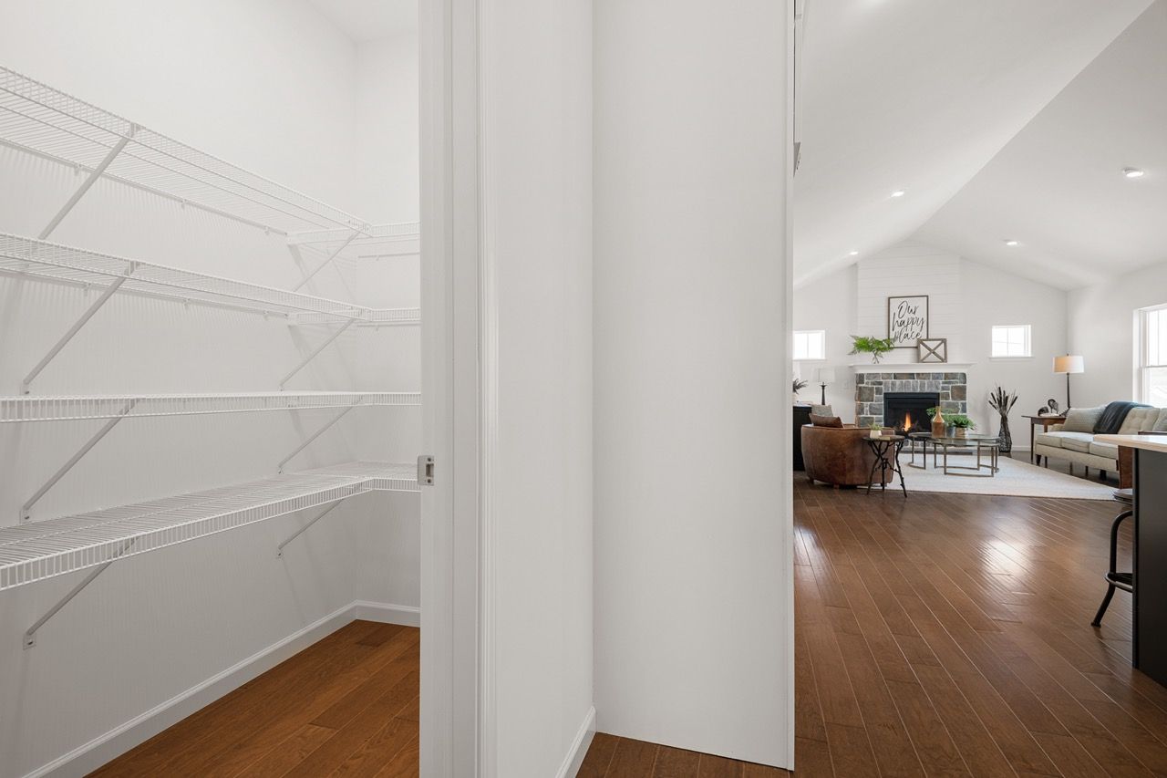 Pantry of the Blakely model from Garman Builders