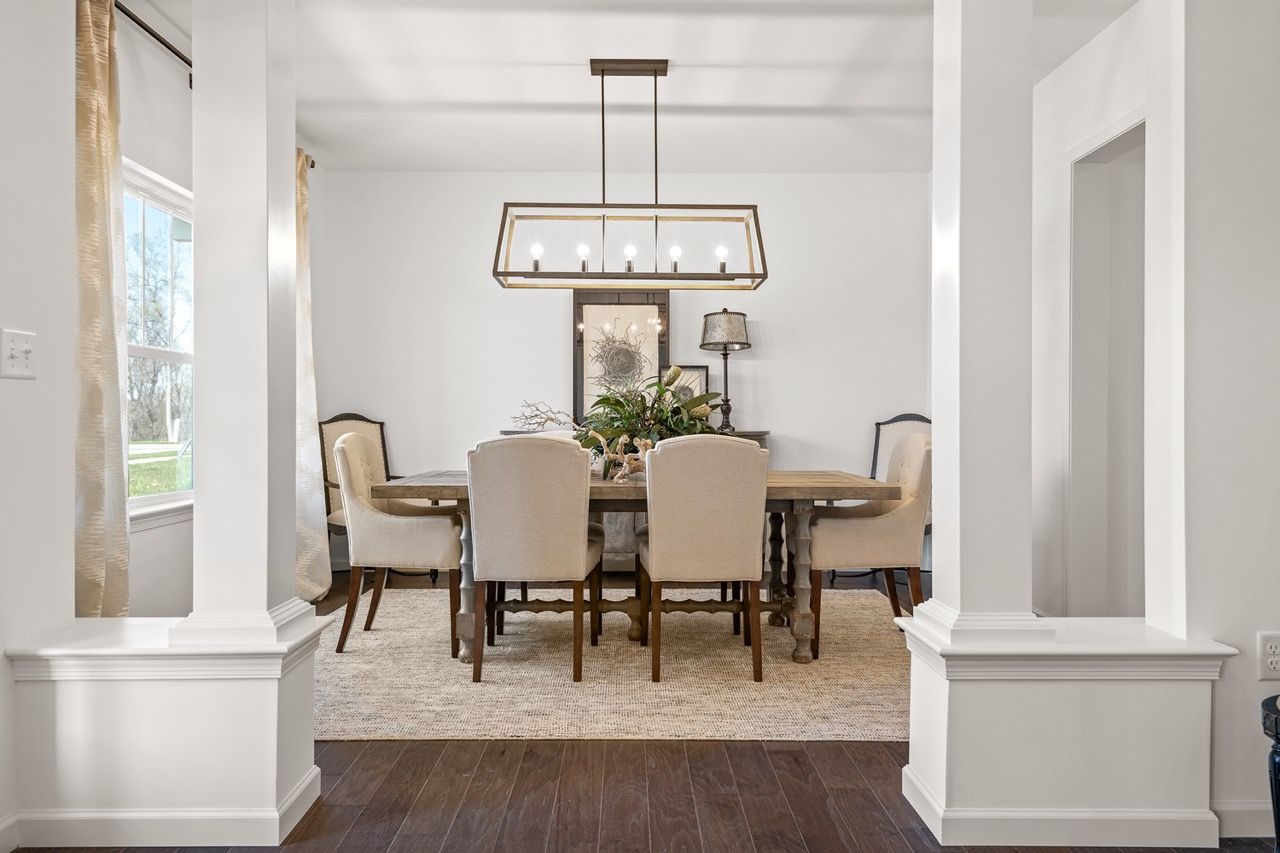 Dining Room of the Maddox Model from Garman Builders