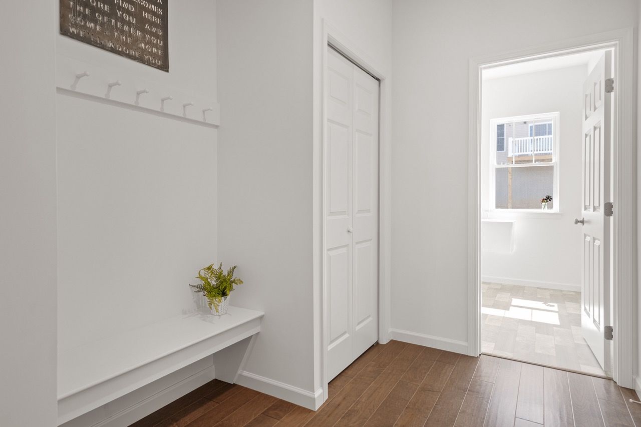 Mudroom of the Blakely model from Garman Builders