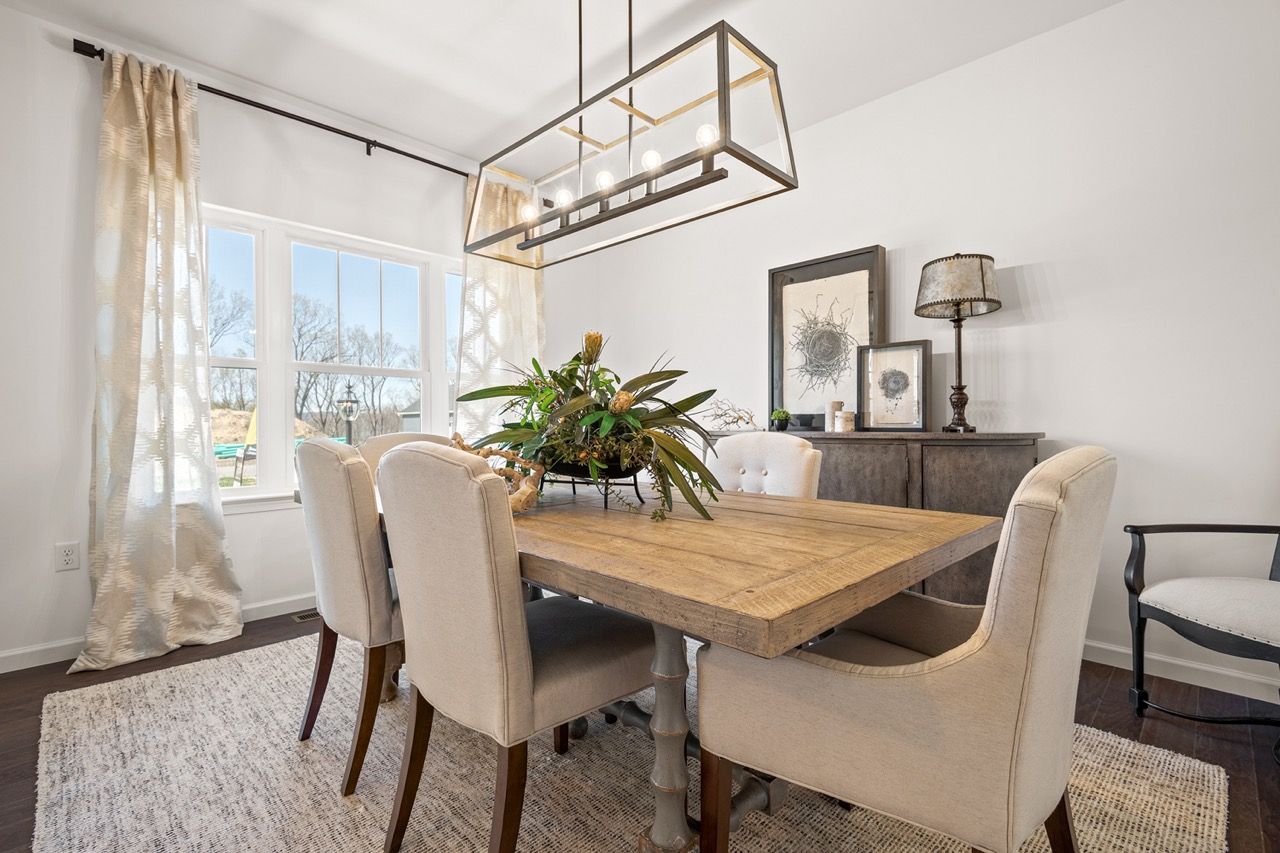 Dining Room of the Maddox Model from Garman Builders