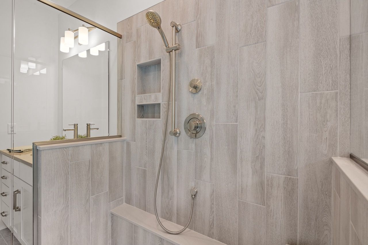 Full Bathroom of the Leighton Model from Garman Builders