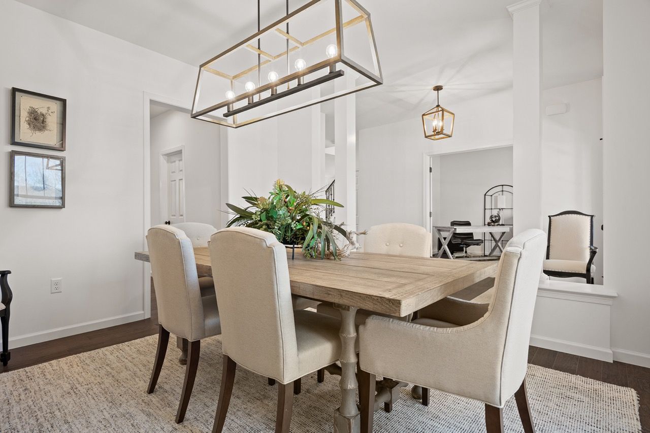 Dining Room of the Maddox Model from Garman Builders