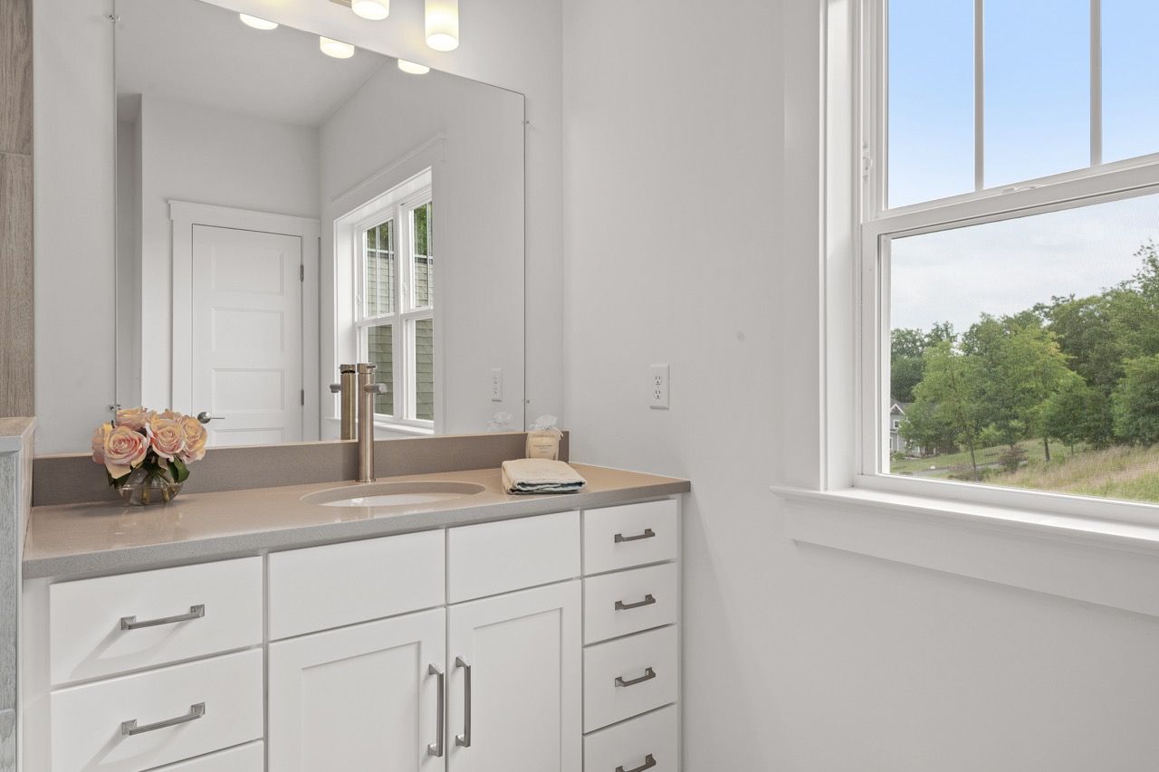 Full Bathroom of the Leighton Model from Garman Builders