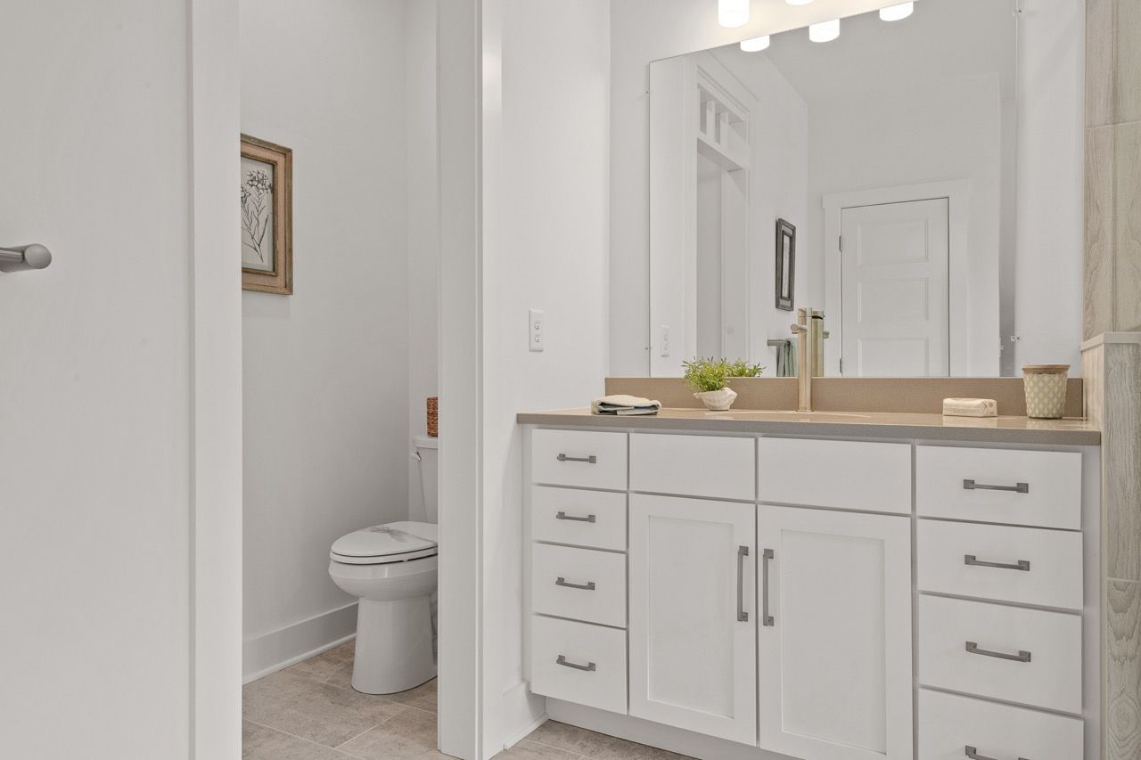 Full Bathroom of the Leighton Model from Garman Builders