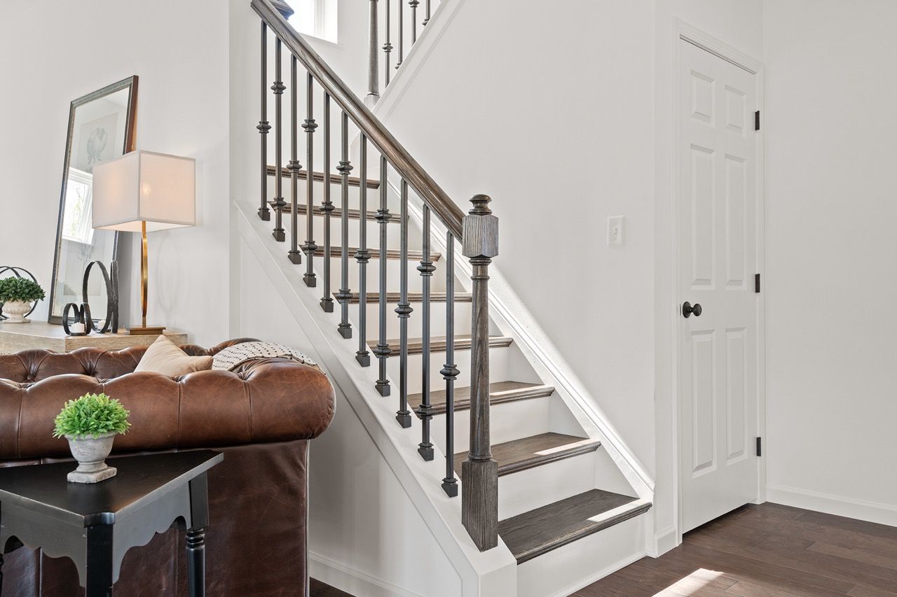 Staircase of the Maddox Model from Garman Builders