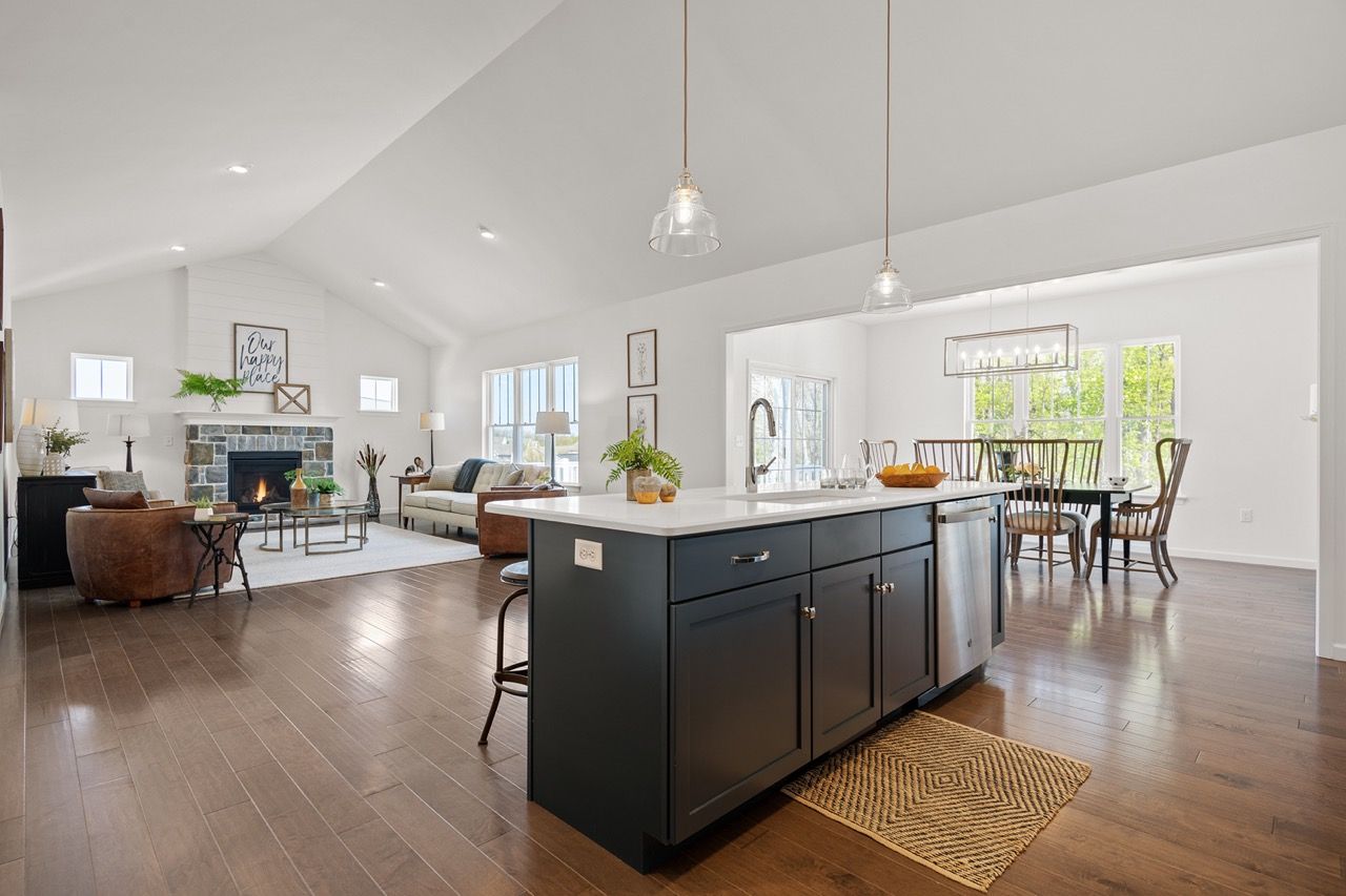 Kitchen of the Blakely model from Garman Builders