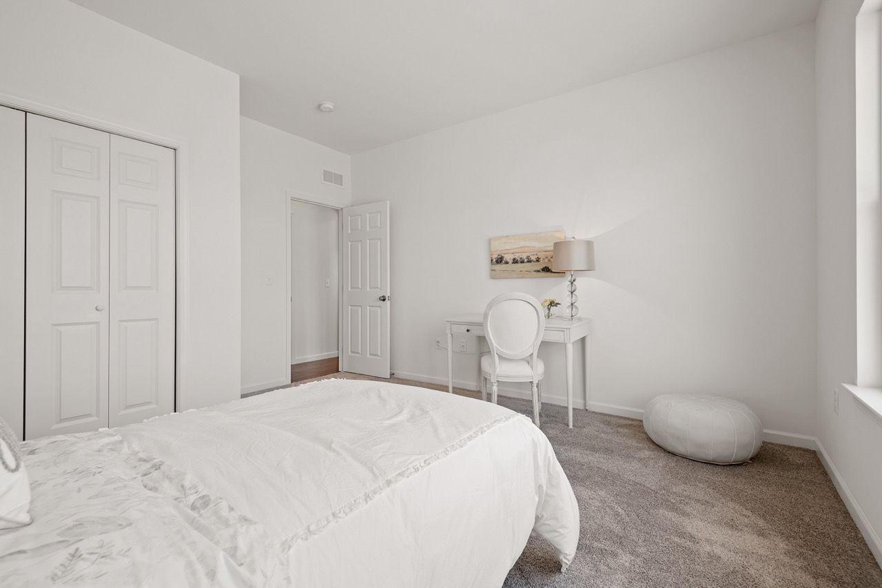 Bedroom of the Blakely model from Garman Builders
