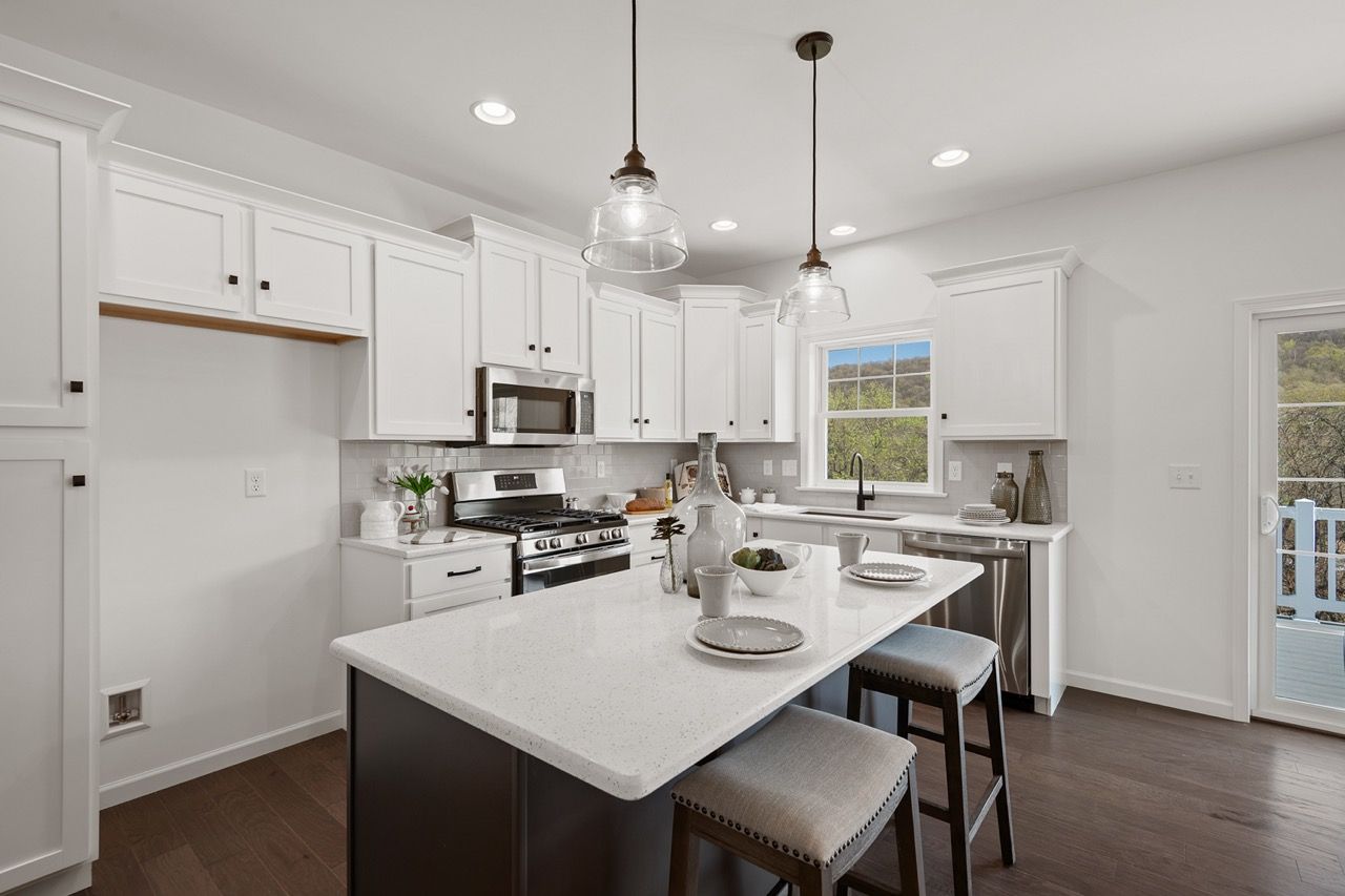 Kitchen of the Maddox Model from Garman Builders