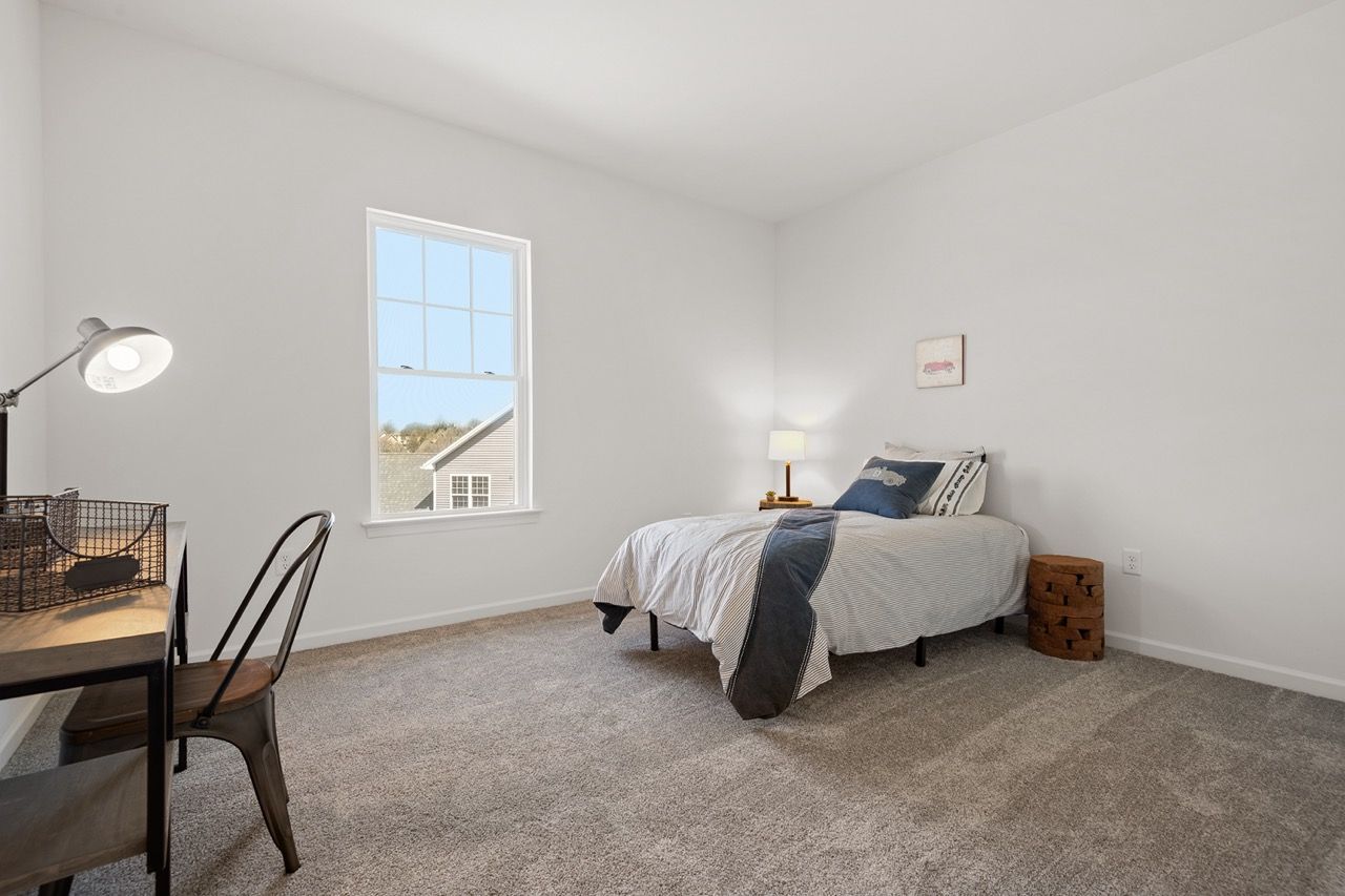 Bedroom of the Blakely model from Garman Builders